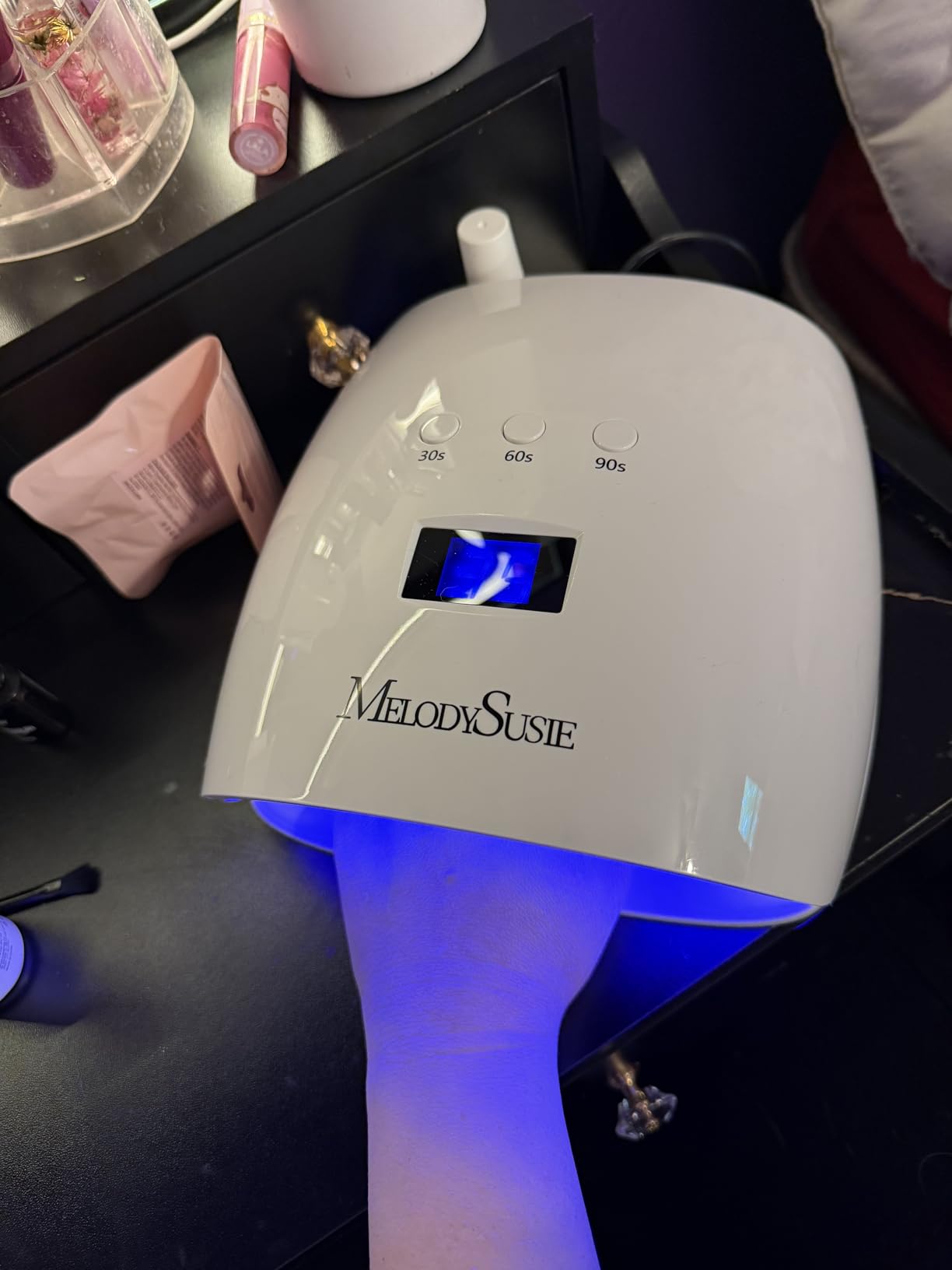 MelodySusie Detachable Base UV/LED Nail Lamp P-Plus30I for Hard Gel customer photo 1