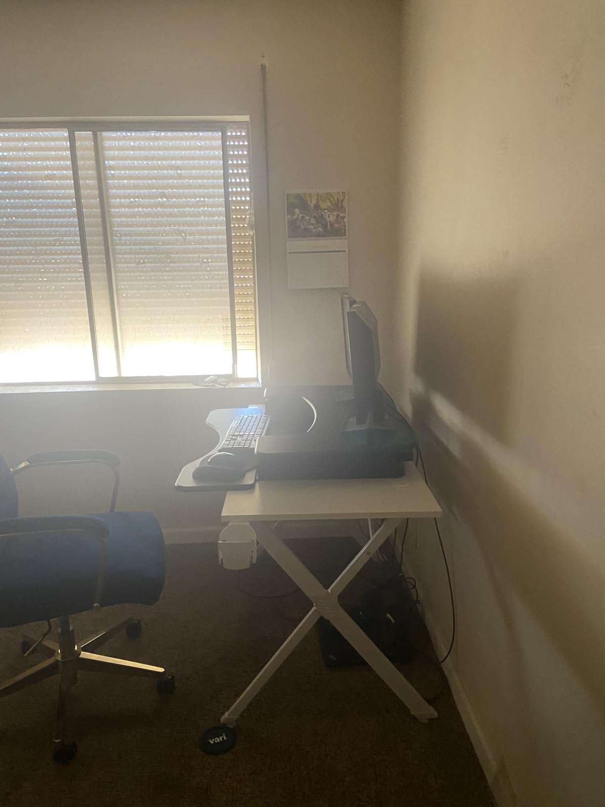 Vari Pro Plus 36 Standing Desk Converter – Spring-Loader Lift – White customer photo 1