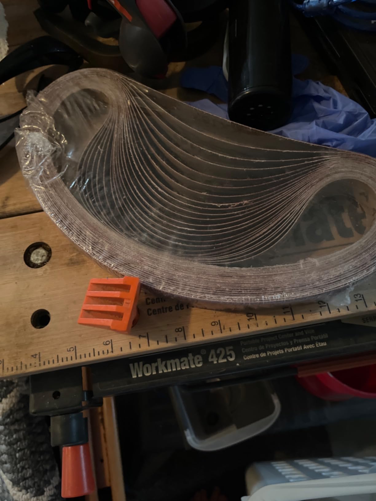 S SATC 3x18 Sanding Belts 20PCS Belt Sander Paper Aluminum Oxide (3 Each of 60/80/120/150/240/400 Grits & 2 of 40 Grits) Ideal for Wood Metal Paint Sanding customer photo 2