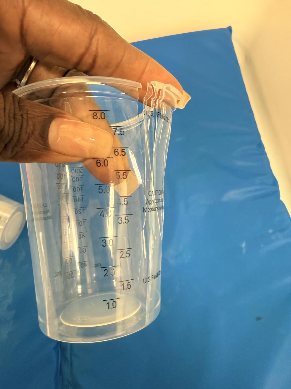 Epoxy Resin Crystal Clear Kit for Art, Jewelry, Crafts, Coating- 16 OZ Including 8OZ Resin and 8OZ Hardener | Bonus 4 pcs Measuring Cups, 3pcs Sticks, 1 Pair Rubber Gloves by Puduo customer photo 2