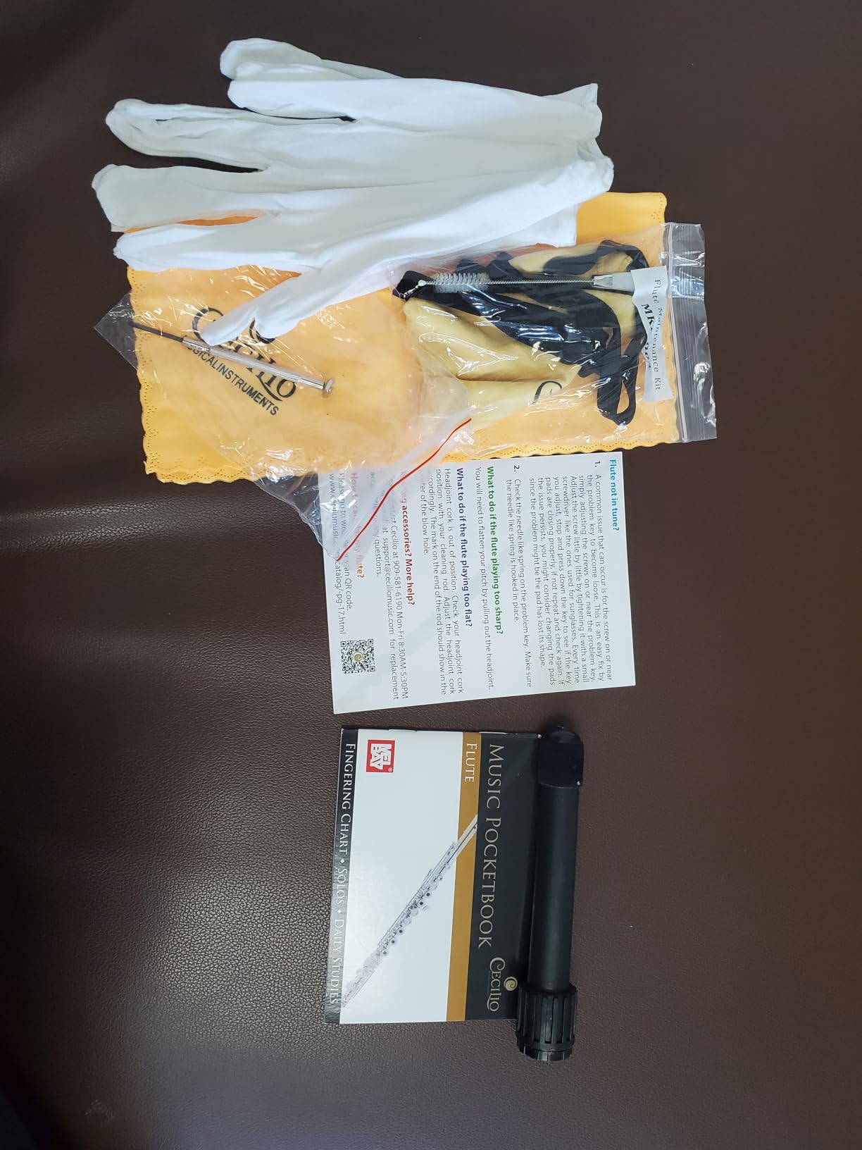 Cecilio Closed Hole C Flute - Musical Instrument, Beginner/Intermediate Flute in Band & Orchestra, Nickel customer photo 2