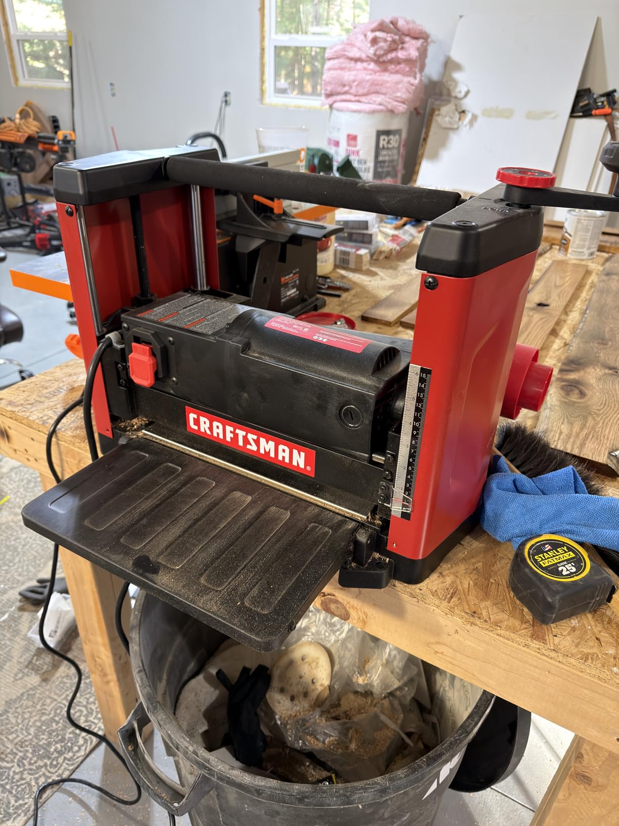 CRAFTSMAN Planer, 15 Amp, For Benchtops, Two Knife Solid Steel Cutter Head (CMEW320) customer photo 2