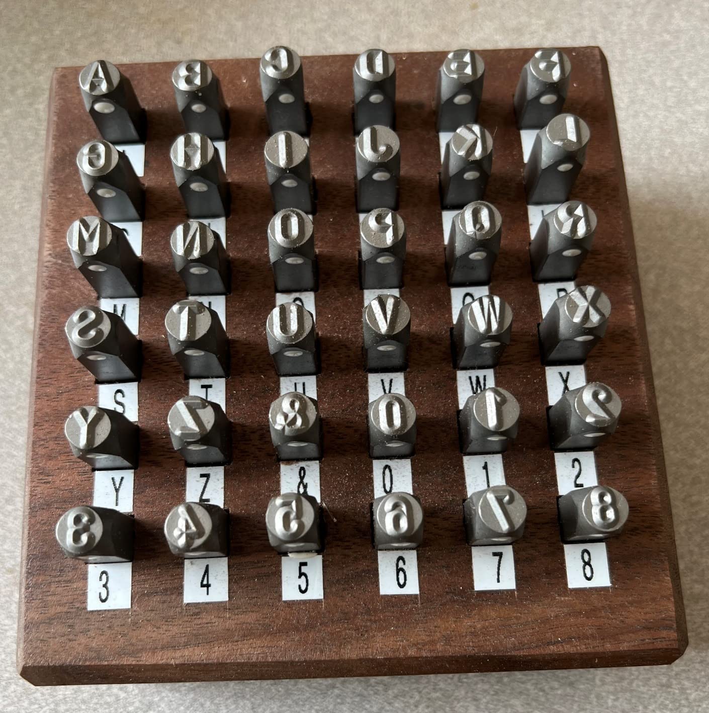 OWDEN Professional 36Pcs. Steel Metal Stamping Tool Set, 3mm (1/8