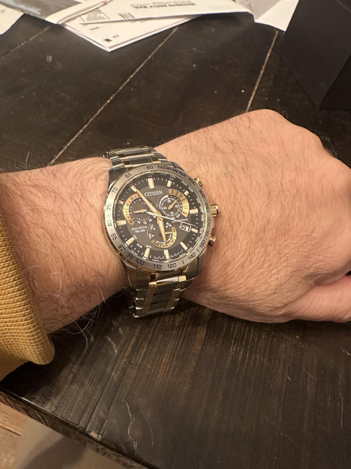 Citizen Men's Eco-Drive Sport Luxury PCAT Chronograph Watch customer photo 1