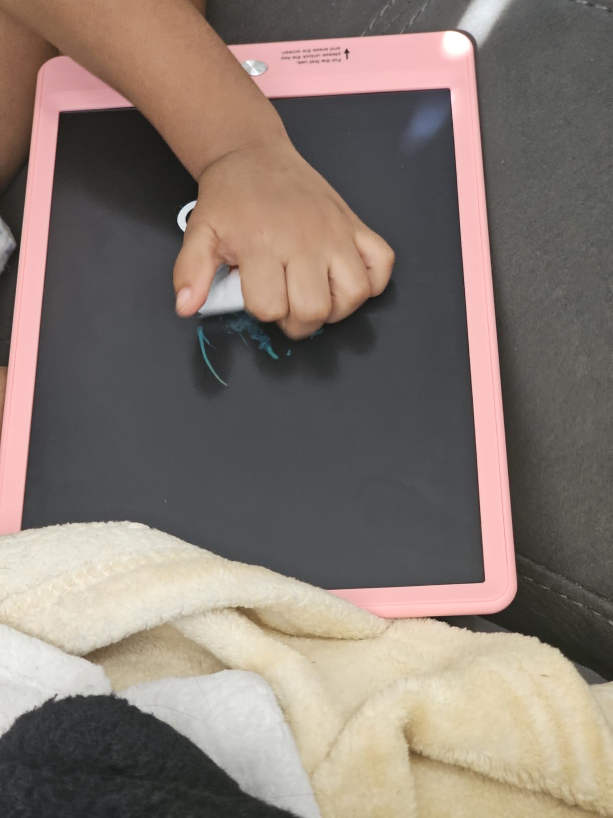 Bravokids 10 Inch LCD Writing Tablet for 3-8 Year Olds - Electronic Drawing Pad and Doodle Board as Educational Birthday Gifts for Girls and Boys (Pink) customer photo 1