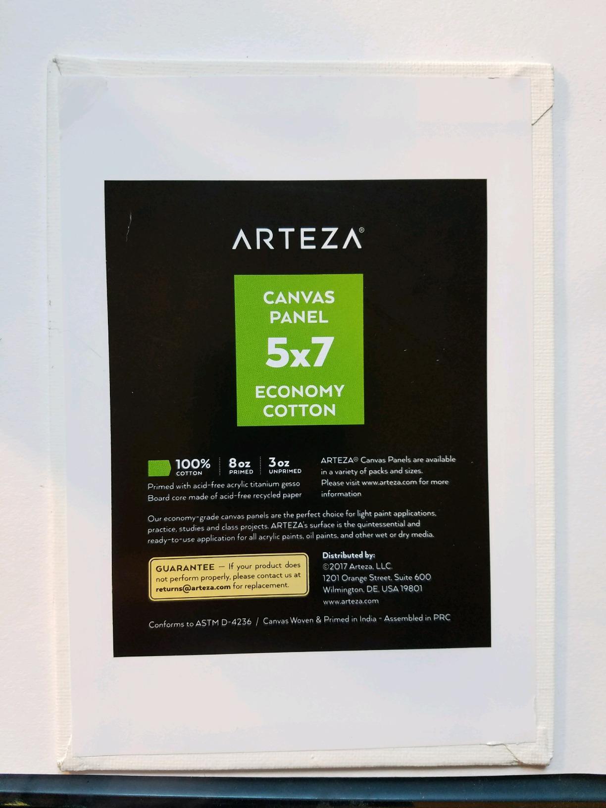 ARTEZA Premium Canvas Boards for Painting, 5 x 7, 8 x 10, 9 x 12, 11 x 14 Inches, Multipack of 28, White Canvas for Acrylic, Oil and Gouache Painting customer photo 2