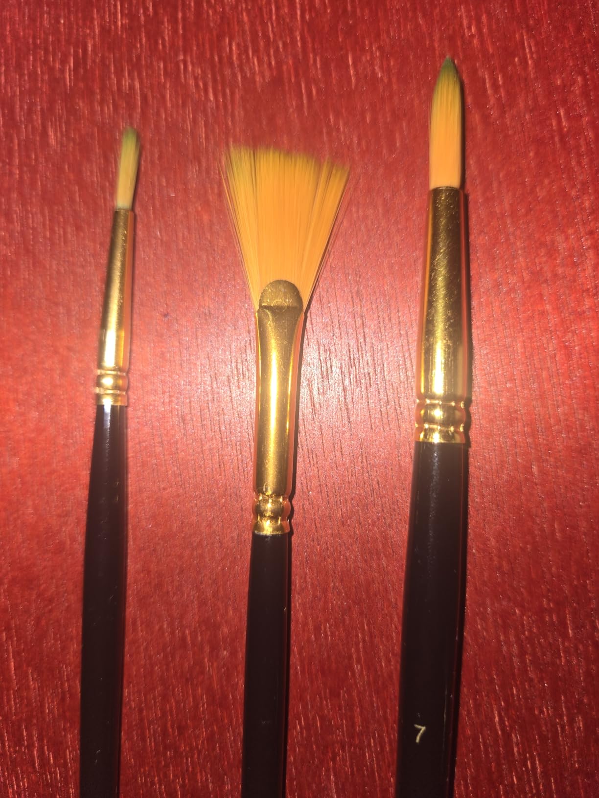 Professional Artist Paint Brush Set of 12 - Painting Brushes Kit for Kids, Adults Fabulous for Canvas, Watercolor & Fabric - for Beginners and Professionals - Great for Water, Oil or Acrylic Painting customer photo 1
