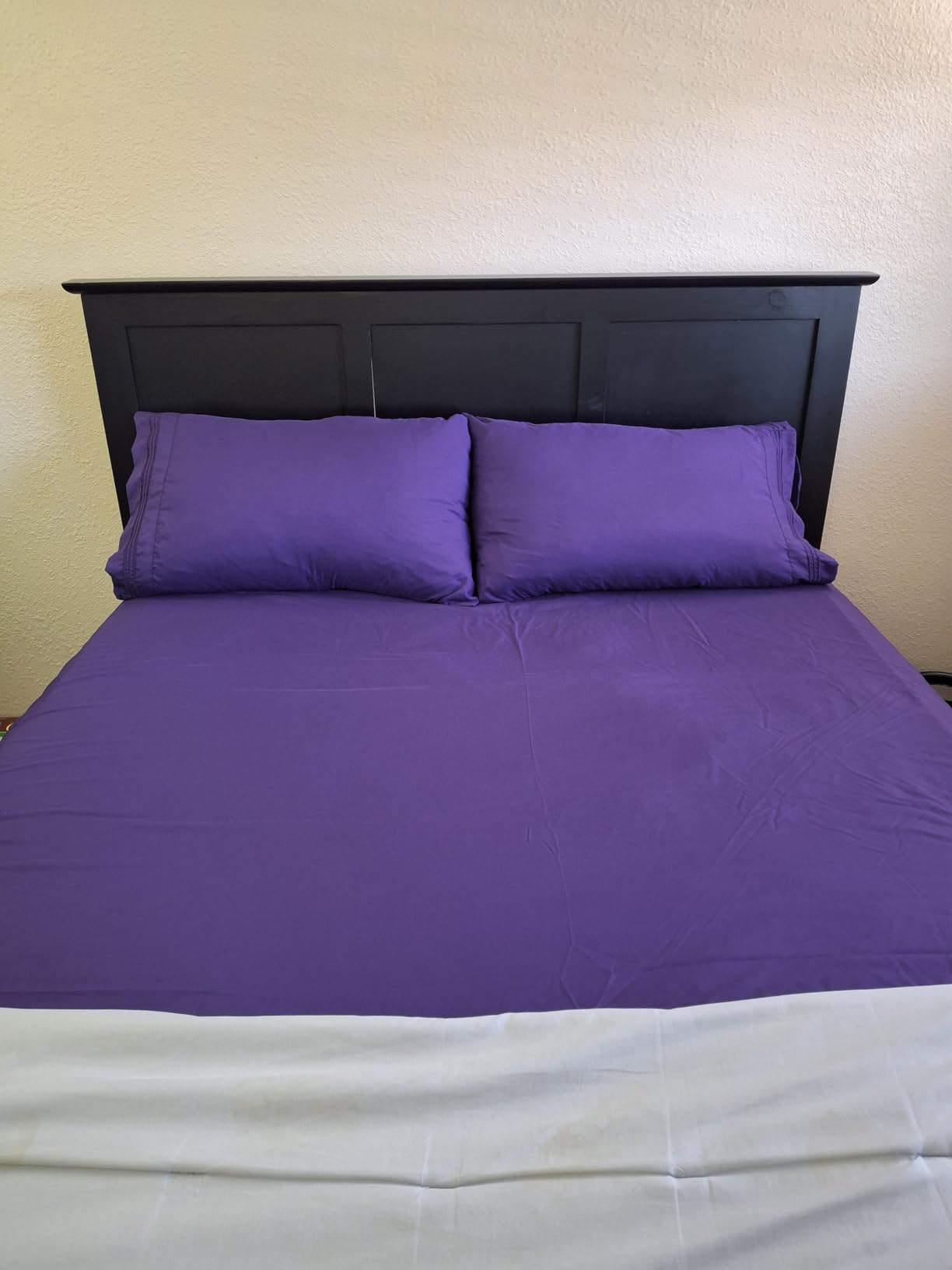 DREAMCARE King Size Sheets Set - King - Extra Deep - Gray customer photo 2