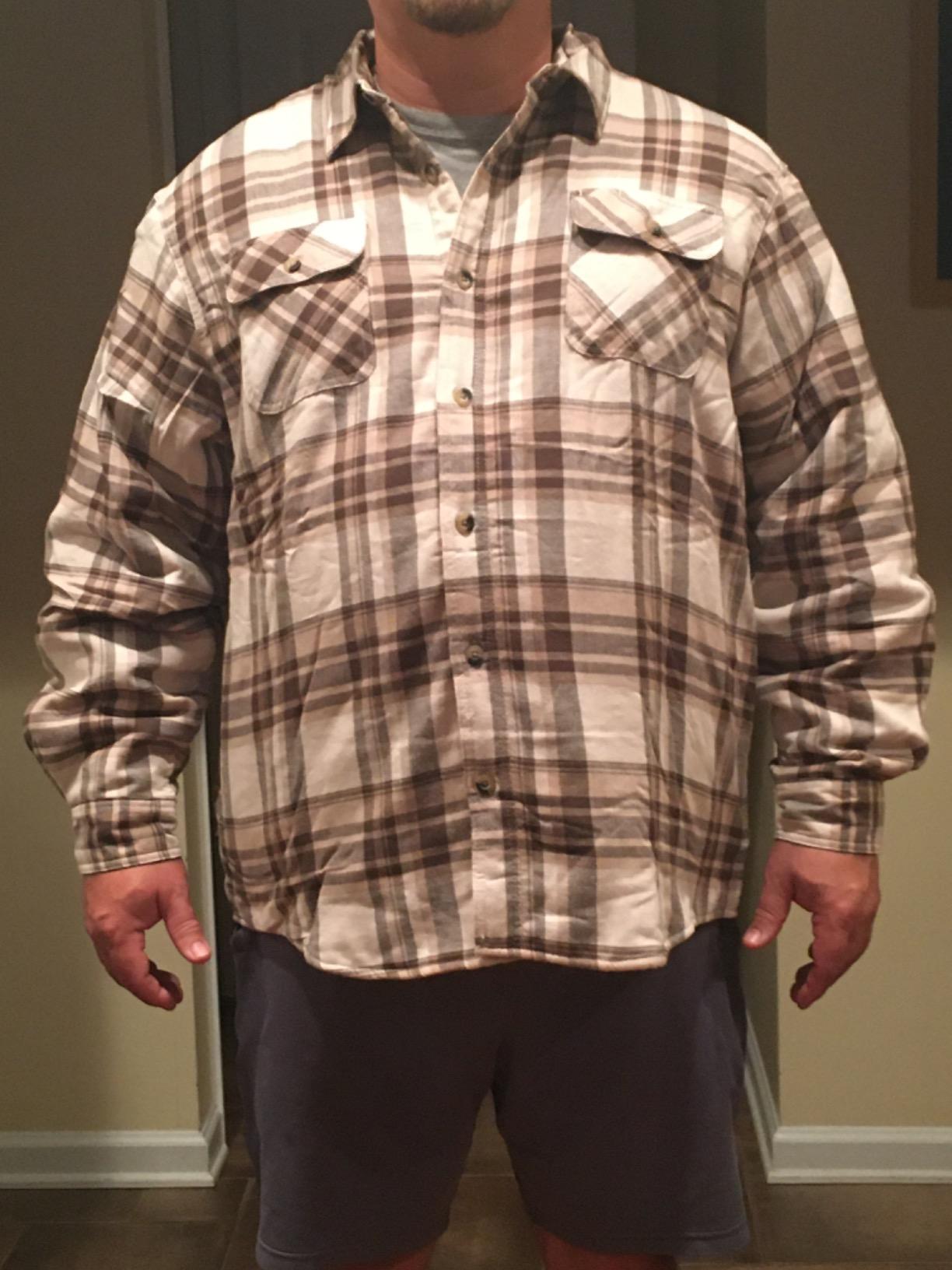 Wrangler Authentics Men's Long Sleeve Sherpa Lined Shirt Jacket customer photo 2