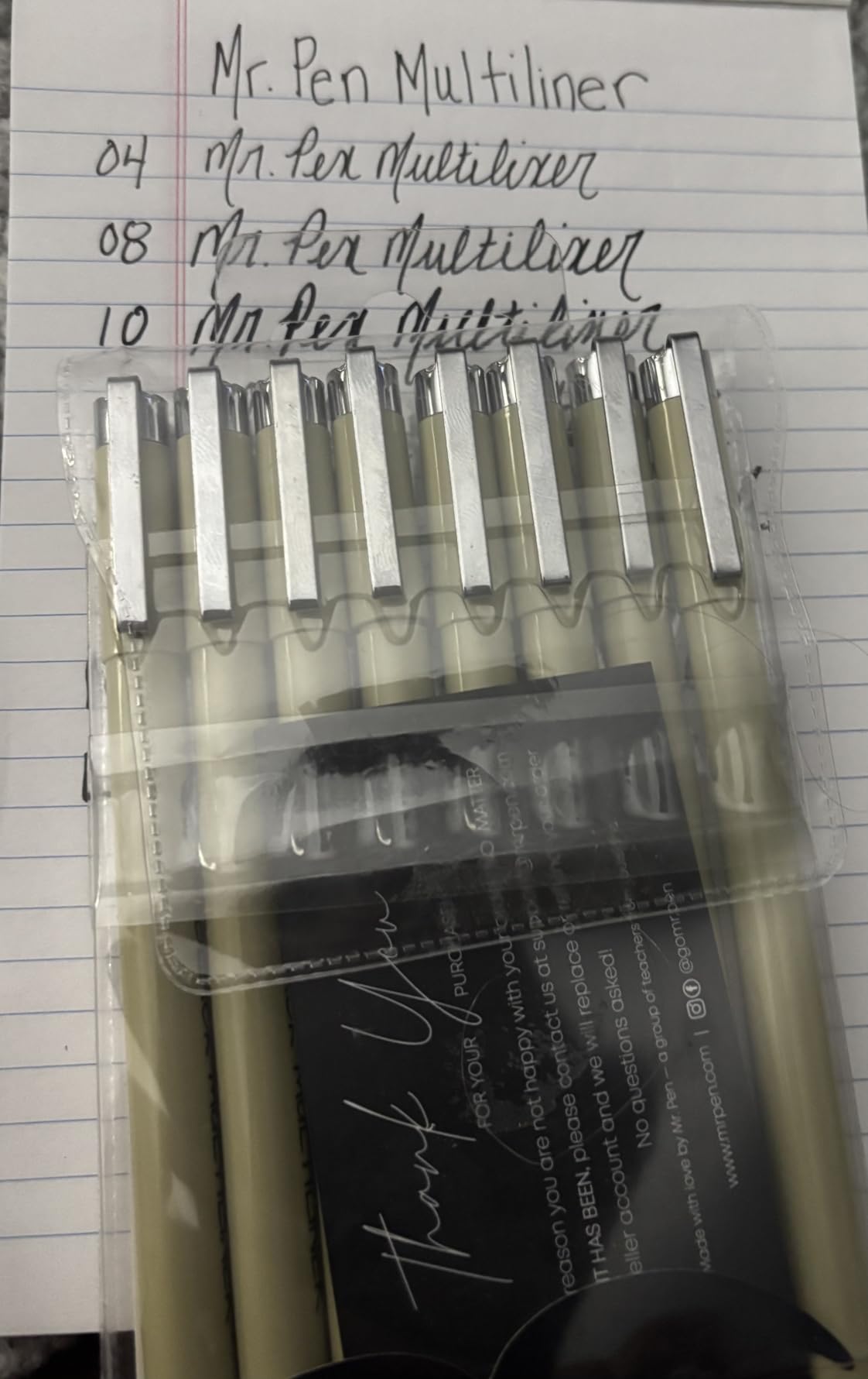 Mr. Pen - Art Pens, Multiliners, Fineliner Ink Pens customer photo 2