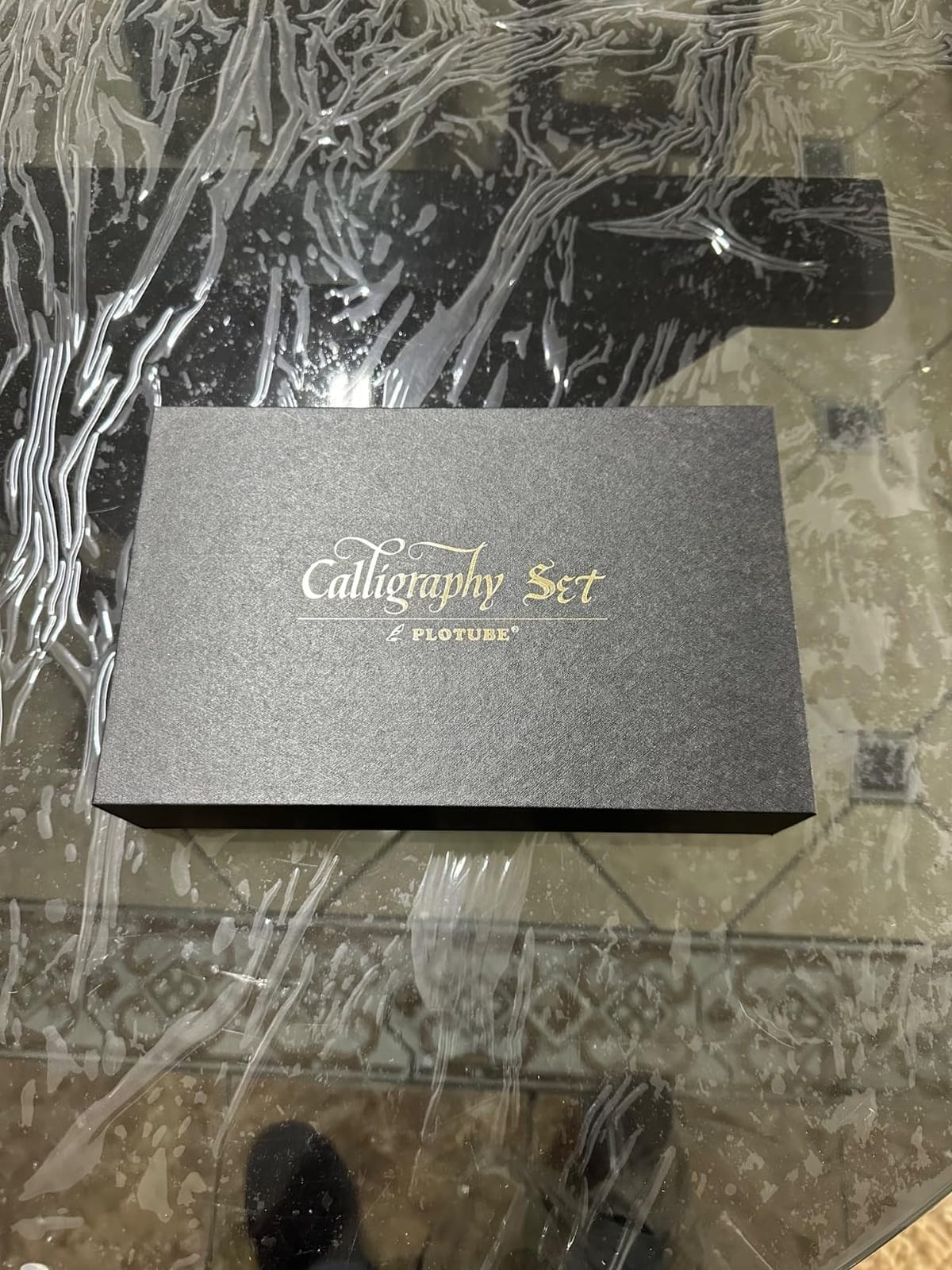 Calligraphy Pen Set – Includes Wooden Dip Pen, Antique Brass Holder, 11 Nibs, 7 Colors Ink Bottles and Beginner's Manual | Wooden dip pen for writing, 11 calligraphy pens nibs, 7 colored ink bottles, antique brass pen stand, beginners‘ manual customer photo 1