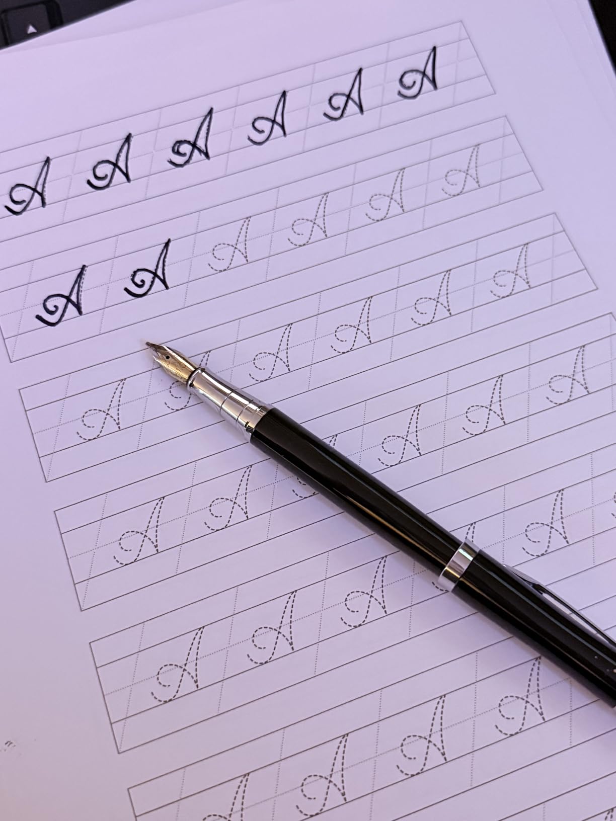 Wordsworth & Black Luxury Fountain Pen Set for Writing, 6 Nibs, Black Gold customer photo 1