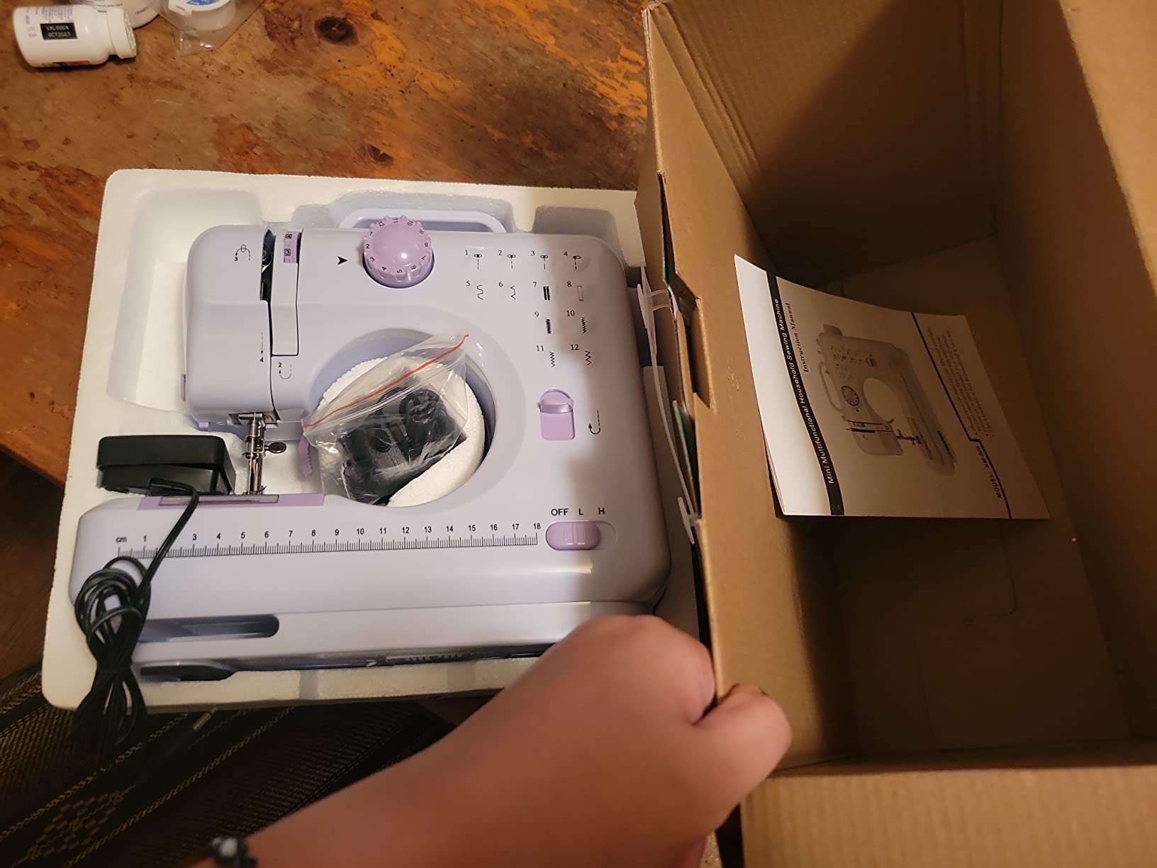 Sewing Machine for Beginners, Electric Portable Mini customer photo 2