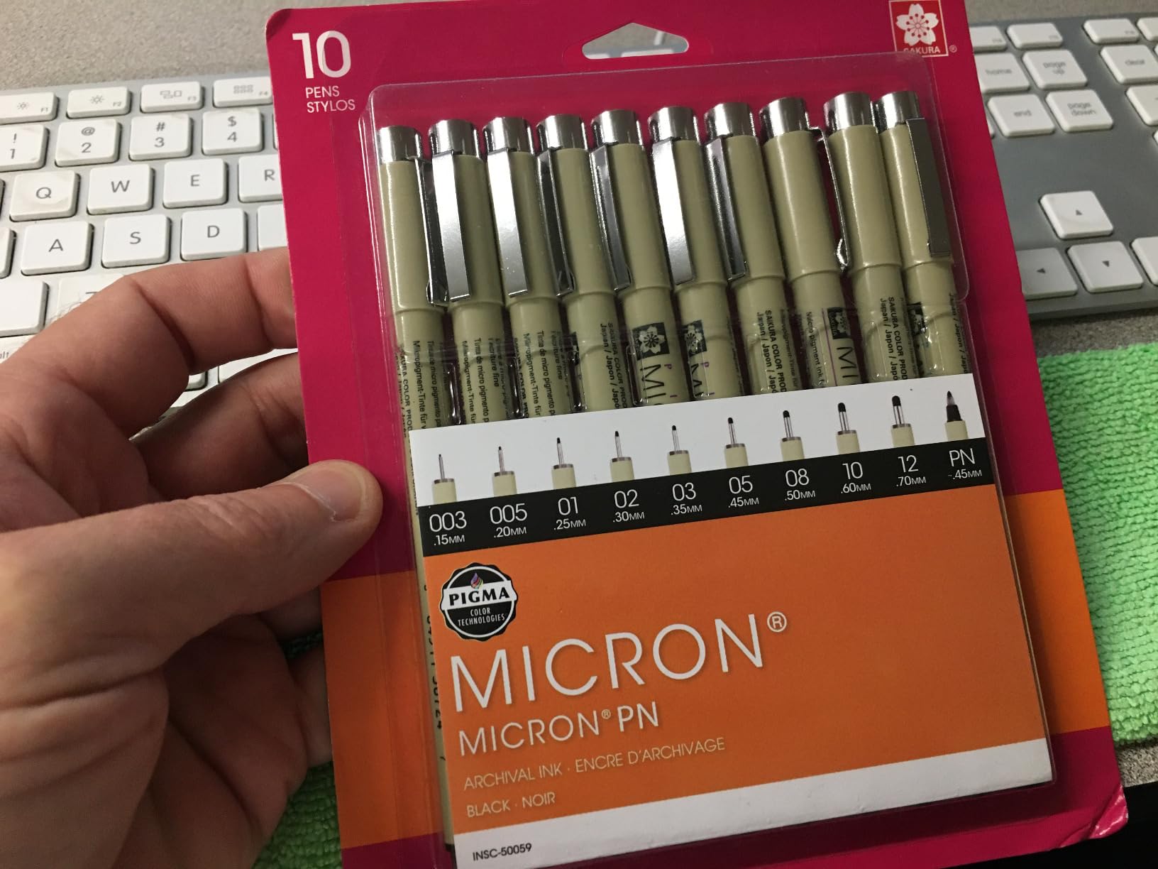 SAKURA Pigma Micron Fineliner Pens - Archival Black Ink Pens - For Writing, Drawing, or Journaling - Assorted Point Sizes - 10 Pack customer photo 2