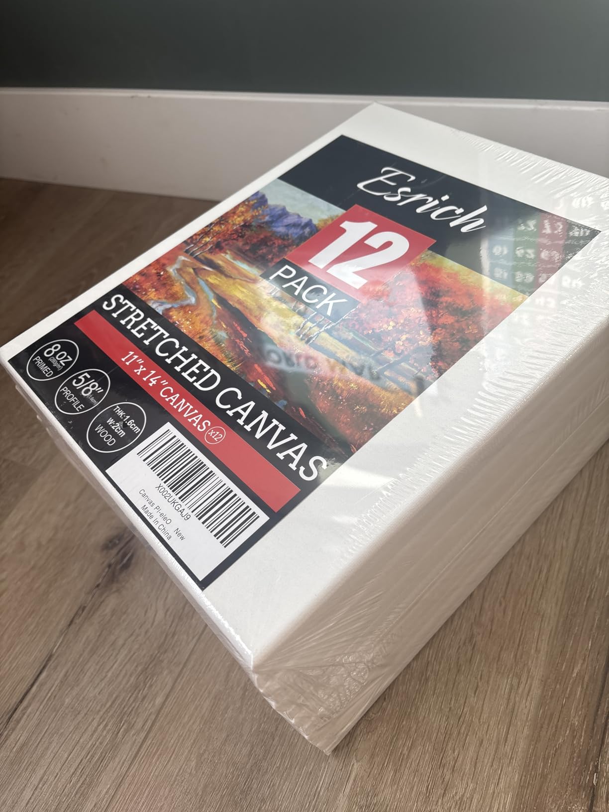 20 Pack Canvases for Painting with 8x10, Painting Canvas for Oil & Acrylic Paint. customer photo 2