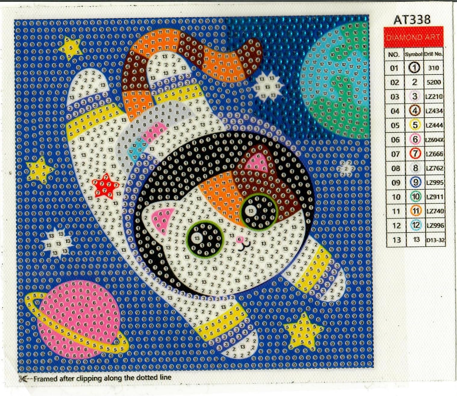 ZALIAFEI Diamond Art for Kids with Frames, Mosaic Gem Sticker Art Projects Kits, Holiday Crafts Supplies Gifts for Girls Boys Ages 6 7 8 9 10 11 12 customer photo 1