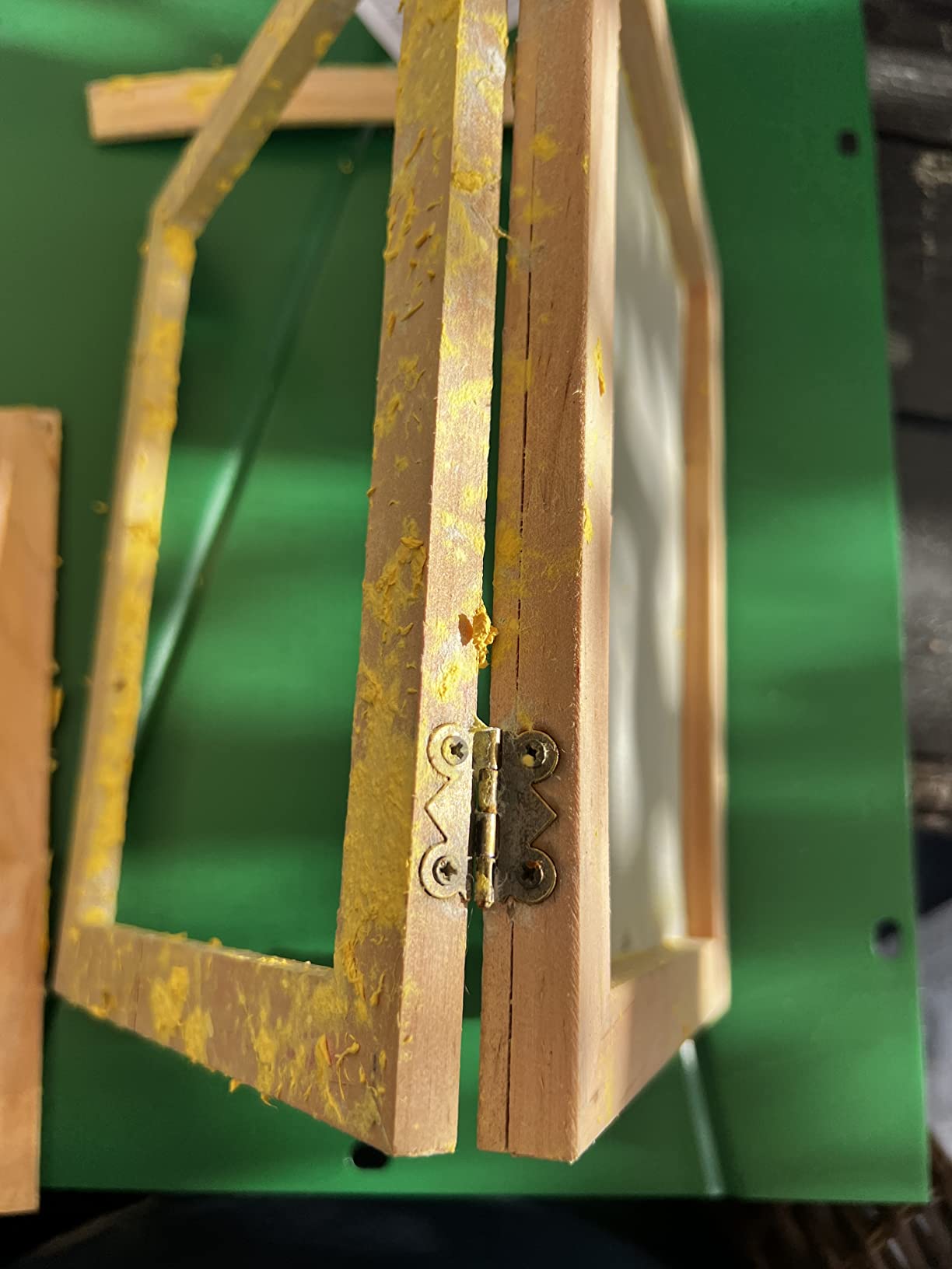 Honoson 3 Size Wooden Paper Making Screen Paper Making Mould and Frame Kit for DIY Craft(A6, A5, A4) customer photo 2