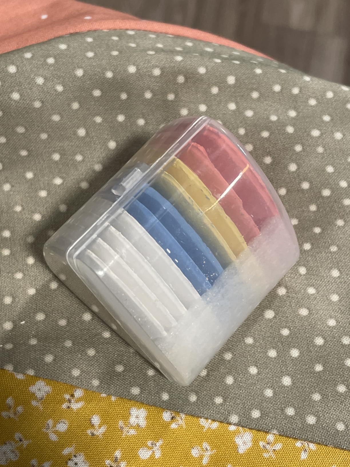 OZXTYO Triangle Tailors Chalk 10Pcs,Sewing Fabric Chalk | Fabric Markers for Quilting,Sewing Supplies Accessories customer photo 2