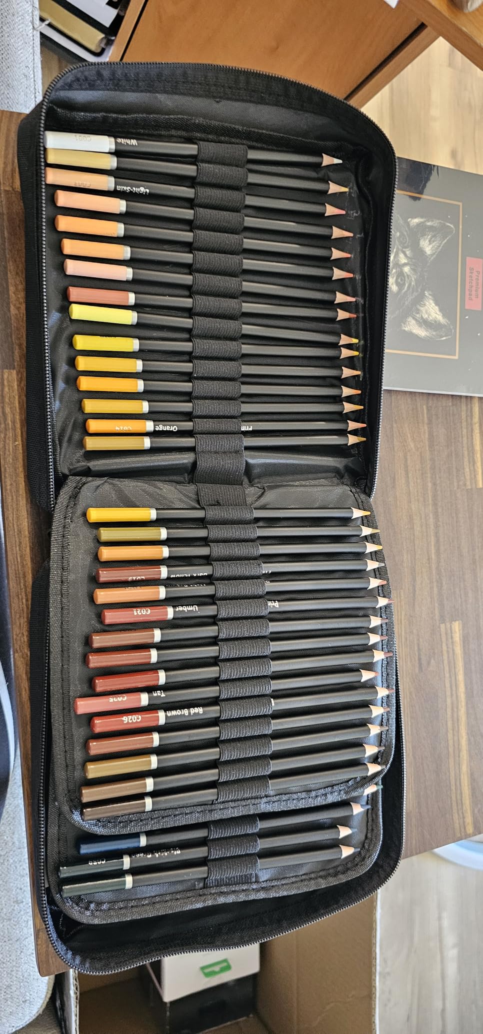 PRINA Art Supplies 120 Colors Colored Pencils Set for Adults Coloring Books with Sketchbook, Professional Vibrant Artists Coloring Pencils for Drawing Sketching Blending Shading, Soft Core Oil Based customer photo 2