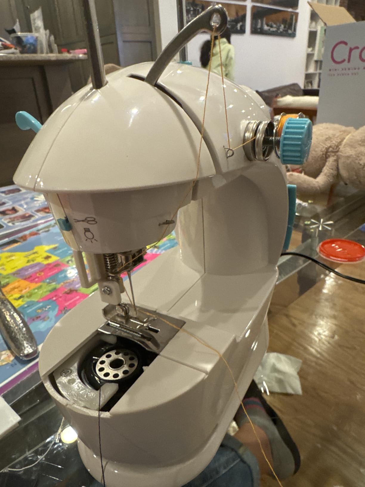 CraftBud Mini Sewing Machine for Beginners, Adults and Kids Sewing Machine customer photo 1