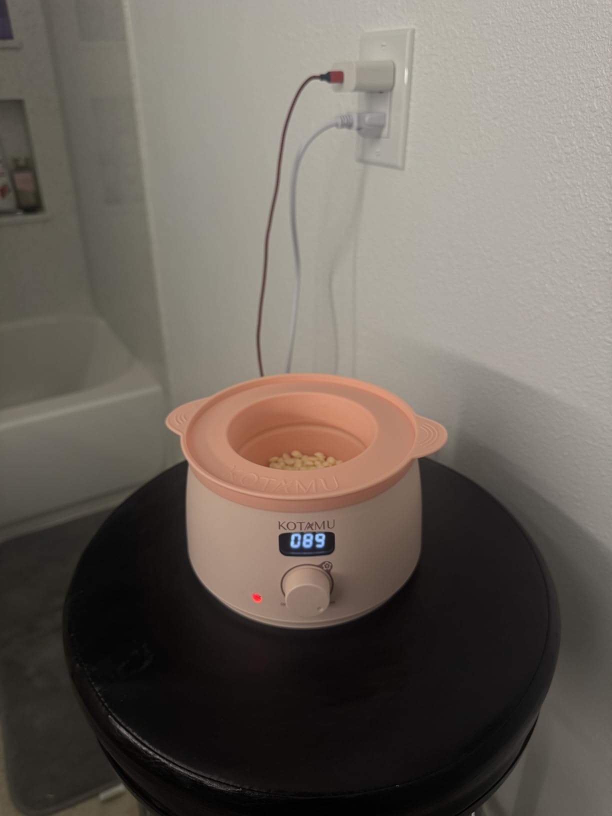 KOTAMU Waxing Kit for Women & Men, Pink Digital Wax Pot Warmer Hair Removal | Home Hard Wax Kit, Wax Machine, Face, Eyebrow, Bikini, Brazilian, Body, Sensitive Skin, 25 Accessories, Beginner-Friendly customer photo 2