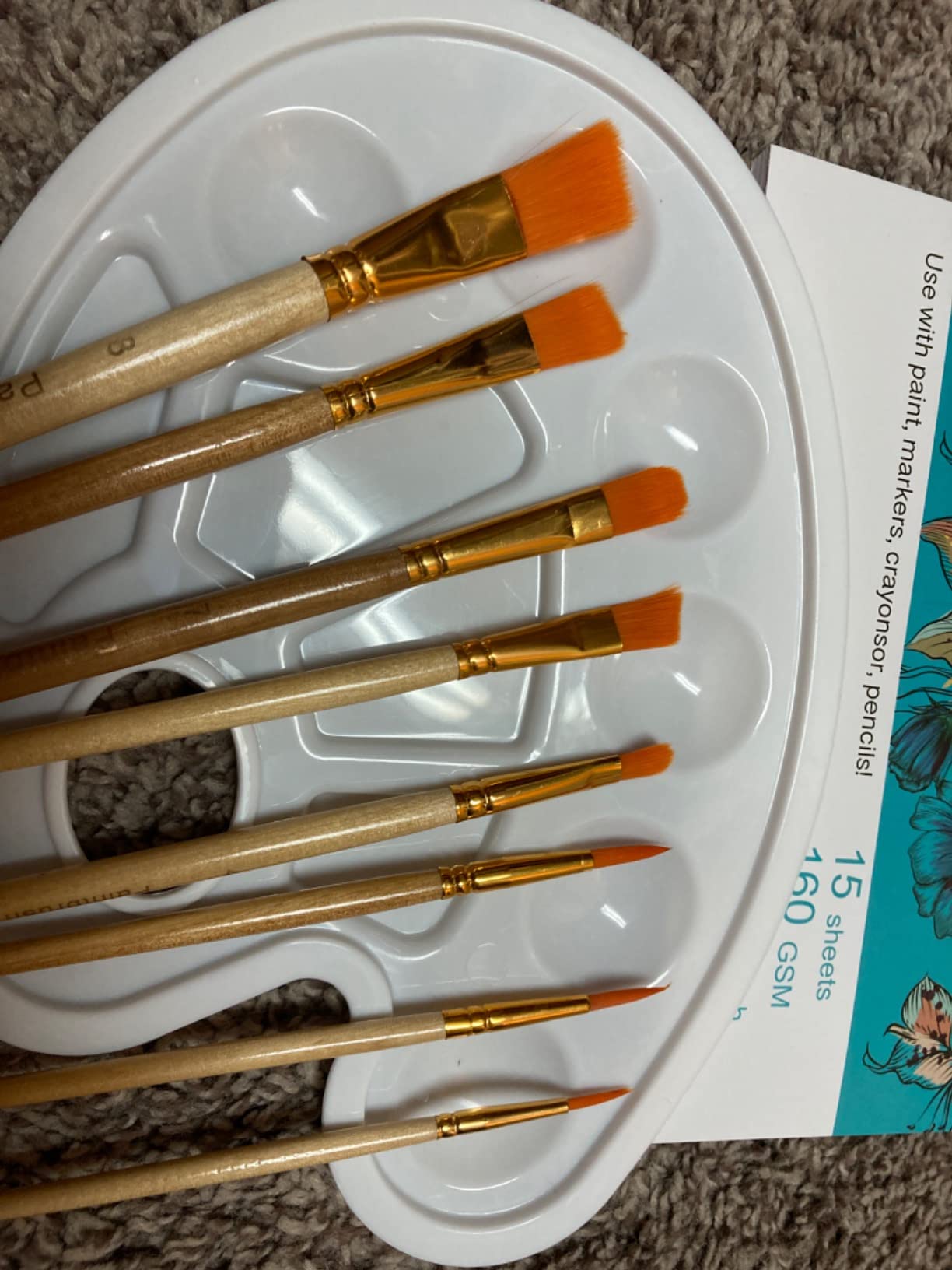 koseibal Acrylic Paint Set for Kids & Adults, Art Supplies Kit with Canvas customer photo 2