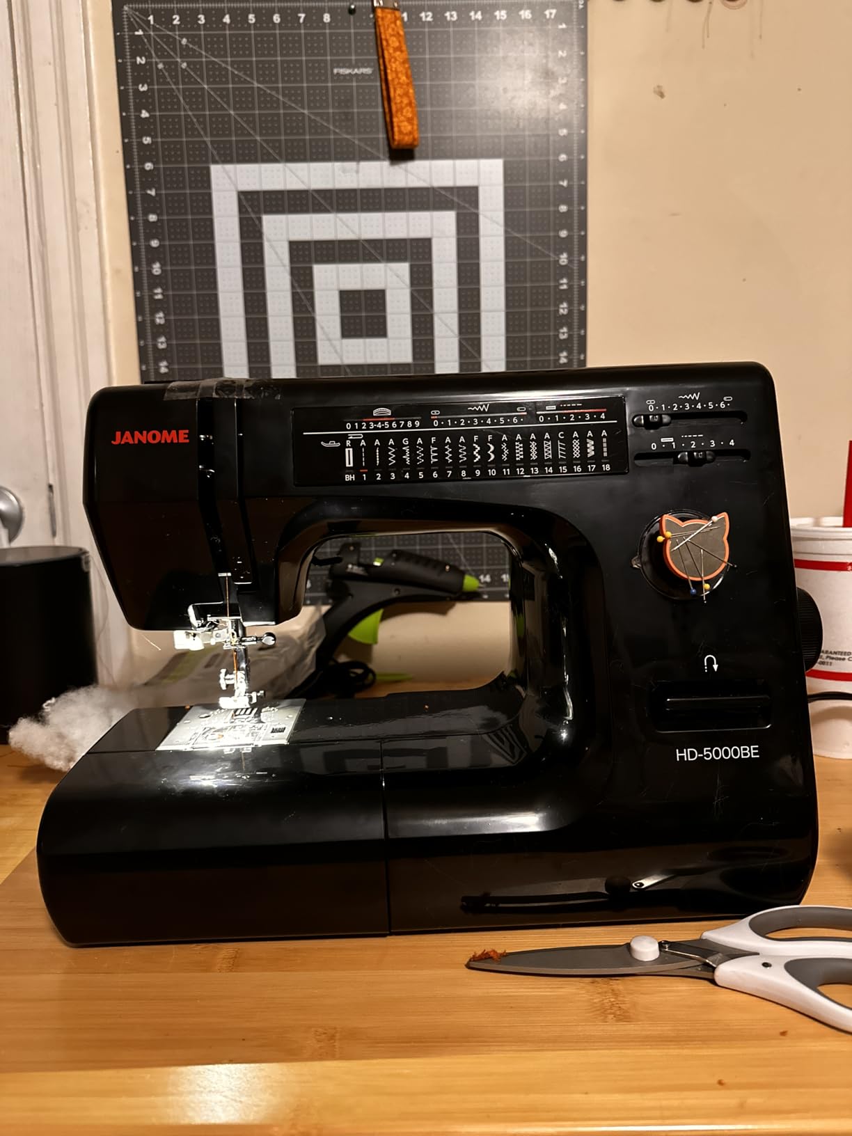 Janome HD-5000 Black Edition Heavy-Duty Sewing Machine customer photo 2