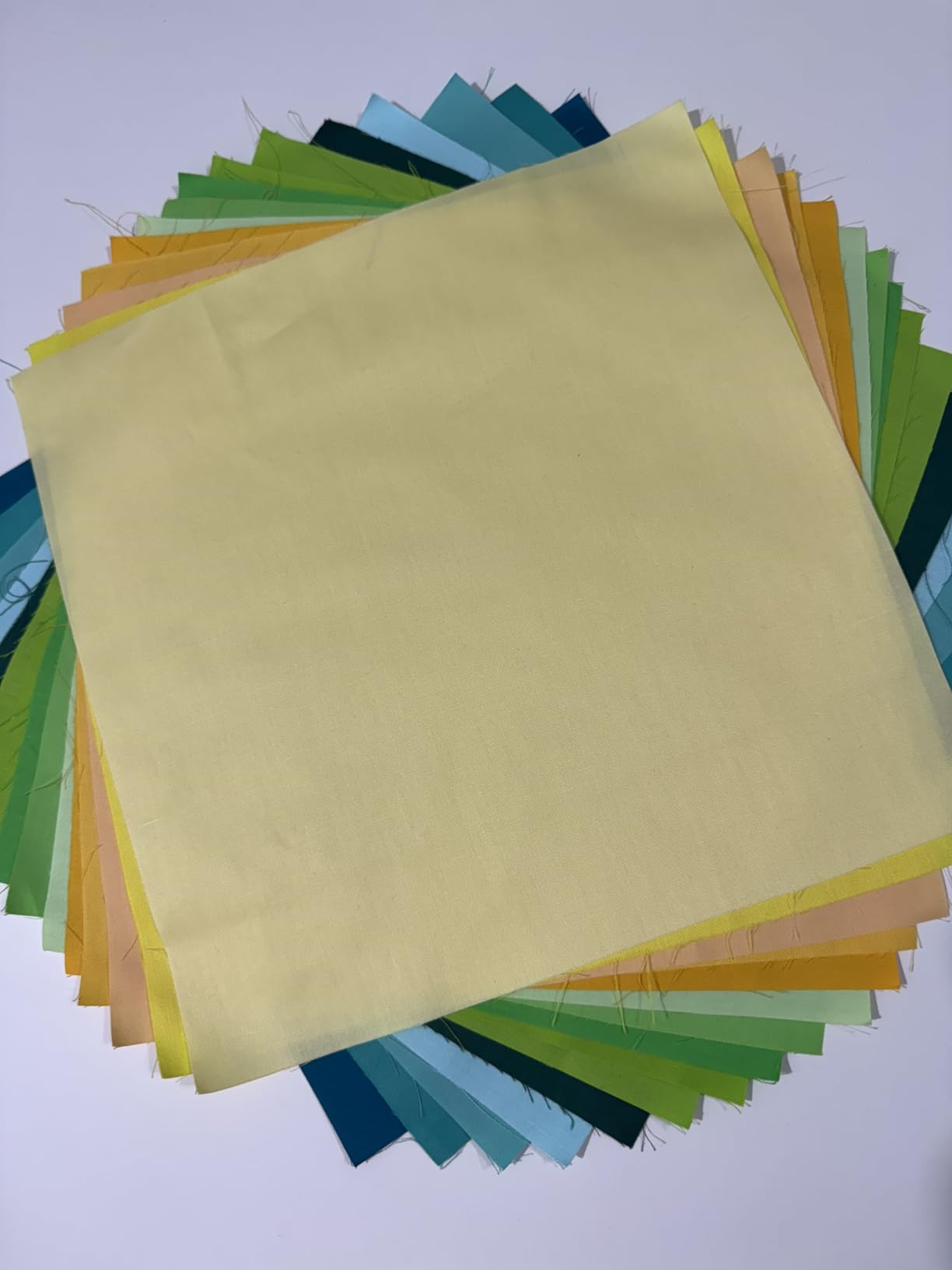 HANPATQUI 50PCS 8 x 8 inch Solid 100% Cotton Fat Quarters Fabric for Sewing and Quilting Bundles Precut Fabric Square for DIY Craft Patchwork customer photo 1