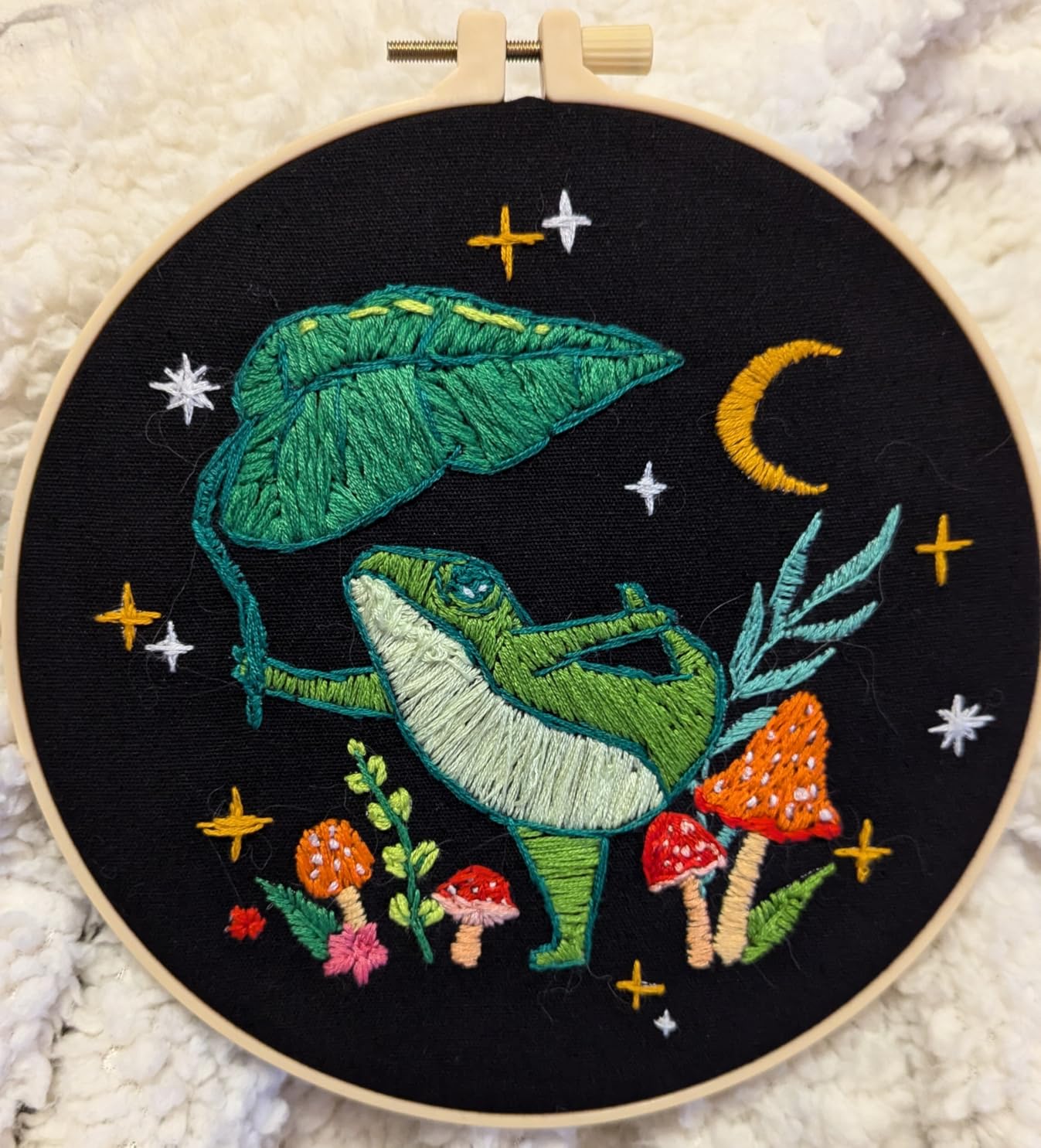 Louise Maelys Embroidery Kit for Beginners 8 Stitch Practice Set customer photo 1