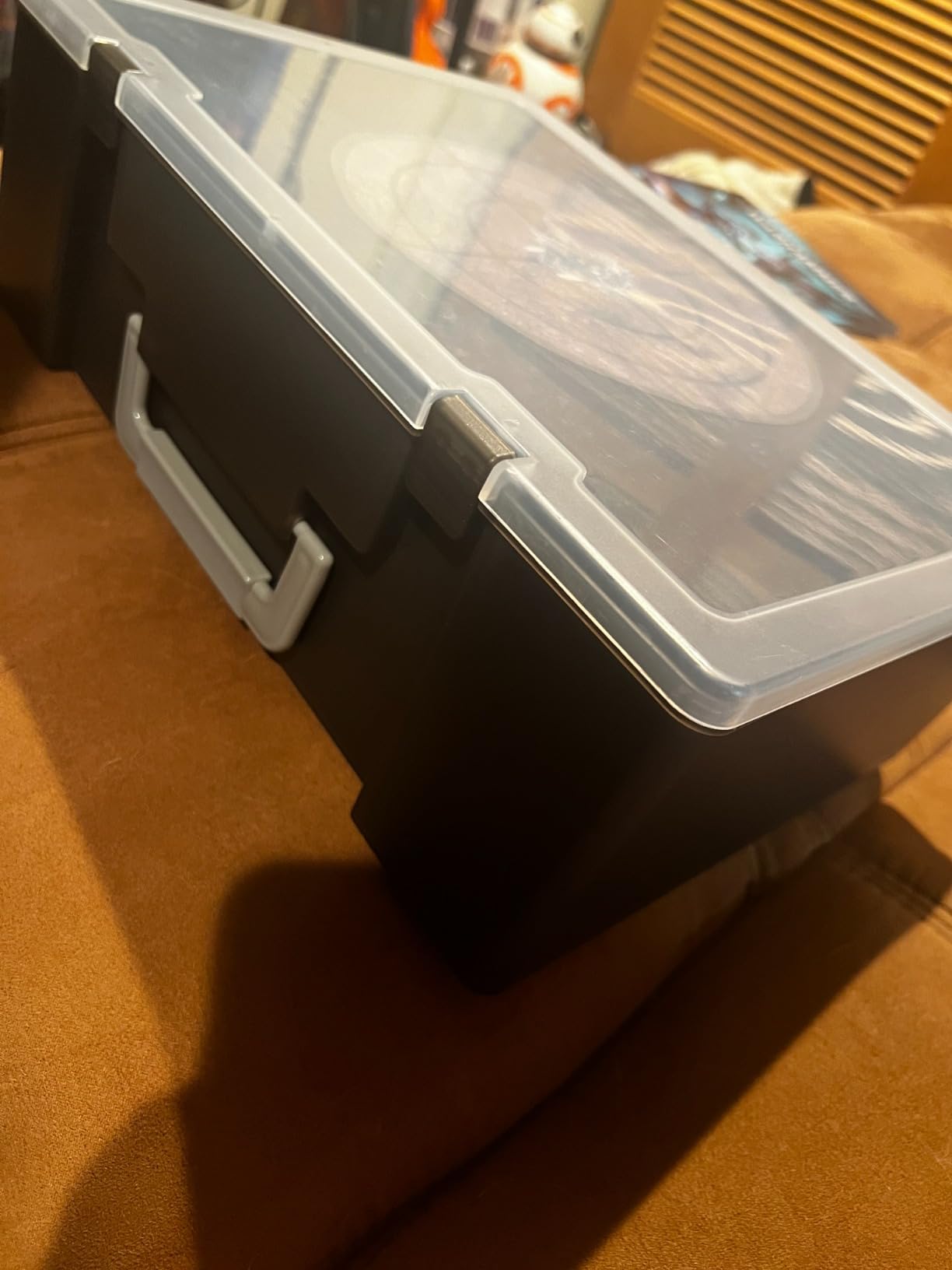 Miniature Storage Sturdy Carrying Figure Case -108 Slot Figurine Minature Carrying Case Compatible with D&D and More (blackness) customer photo 2
