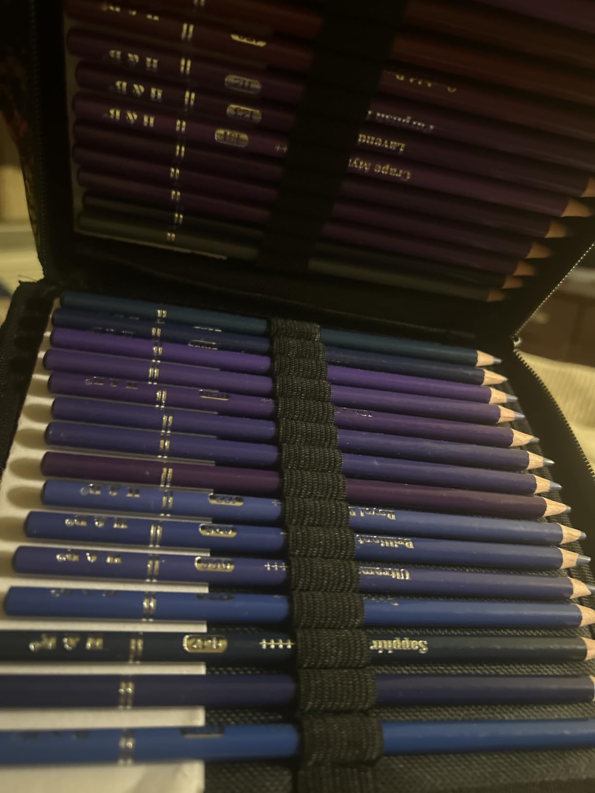 H & B 72 Colored Pencils Set for Adults with Coloring Book & Portable Case customer photo 2