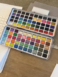 Grabie Watercolor Paint Set of 100 Color with Brush Pens customer photo 1