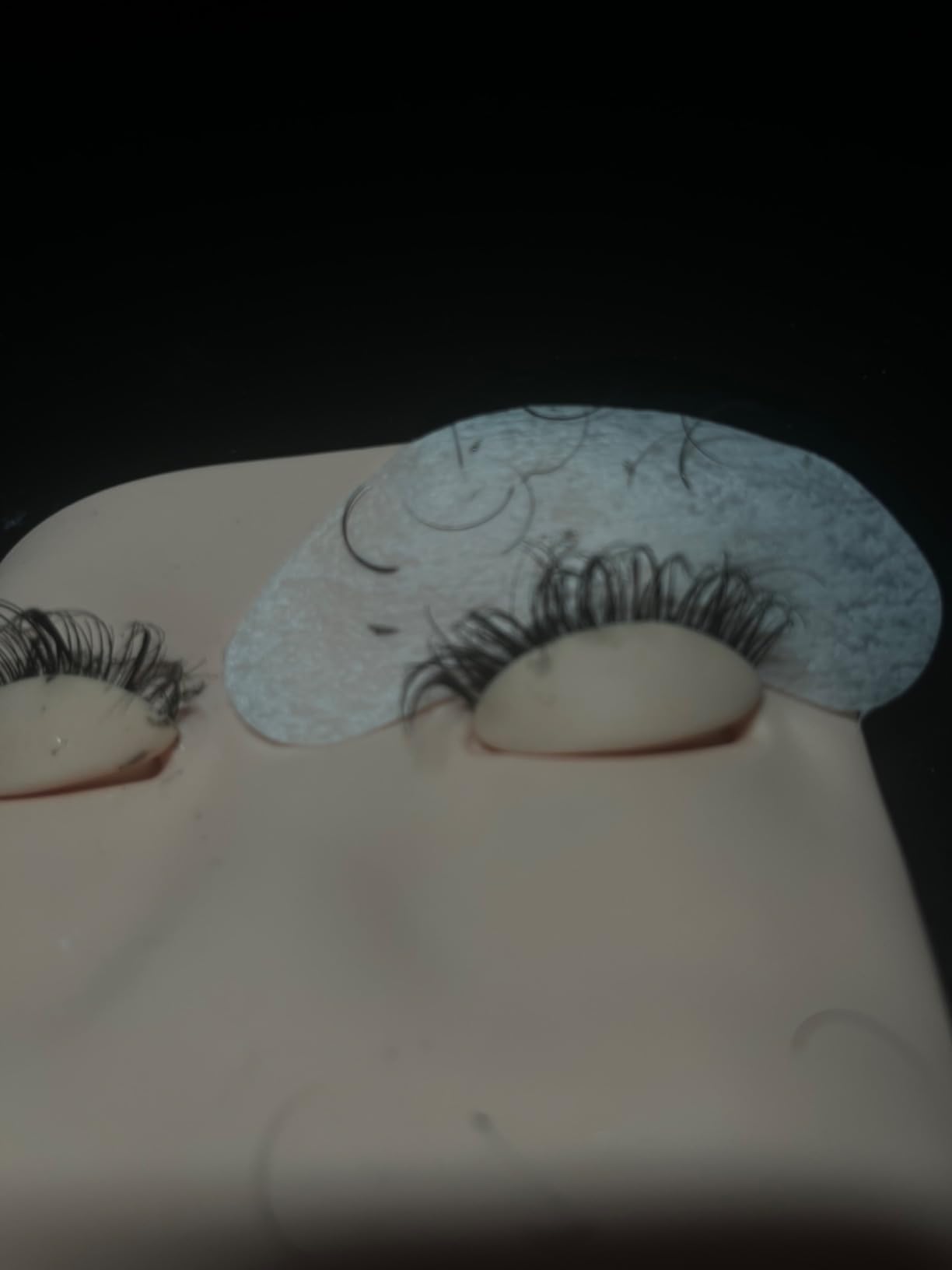 Lash Extension Kit for Beginners, Professional Eye Lashes Extension Kit with Everything: Lash Mannequin Head, Individual Eye Lashes, Glue, Tweezers Lash Extension Supplies for Training Makeup Practice customer photo 1