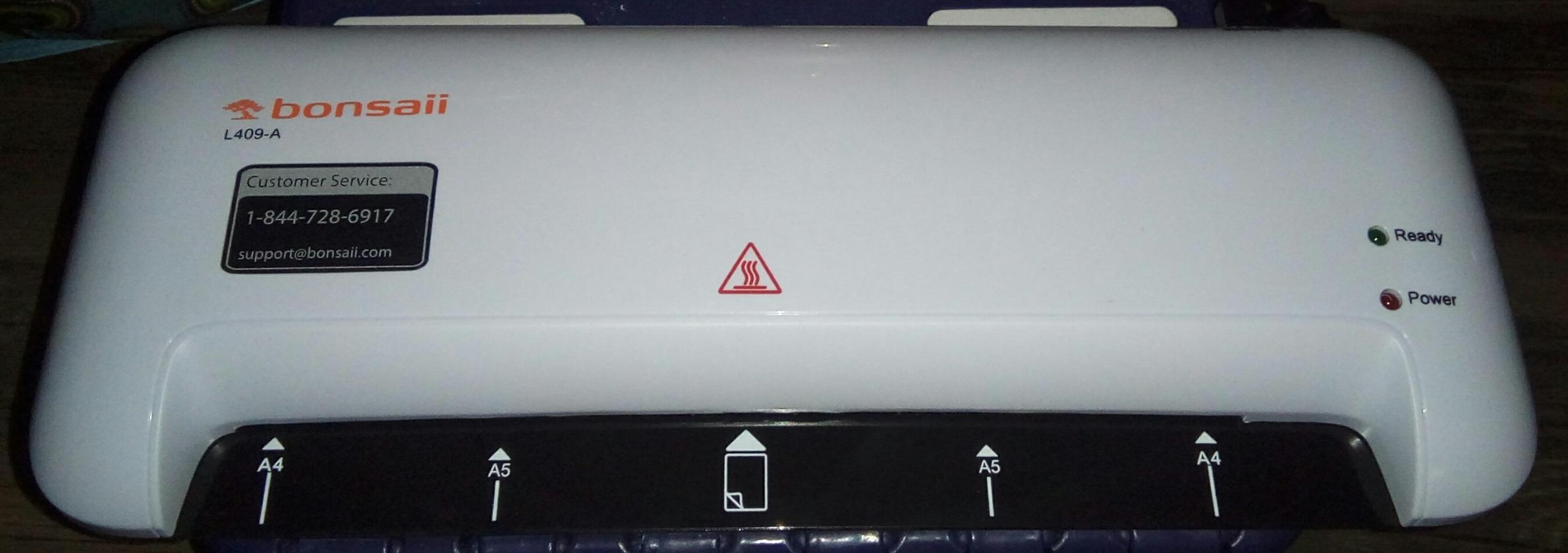 Bonsaii 13 Inch Thermal Laminator Machine, Upgraded Jam-Free Laminating customer photo 1