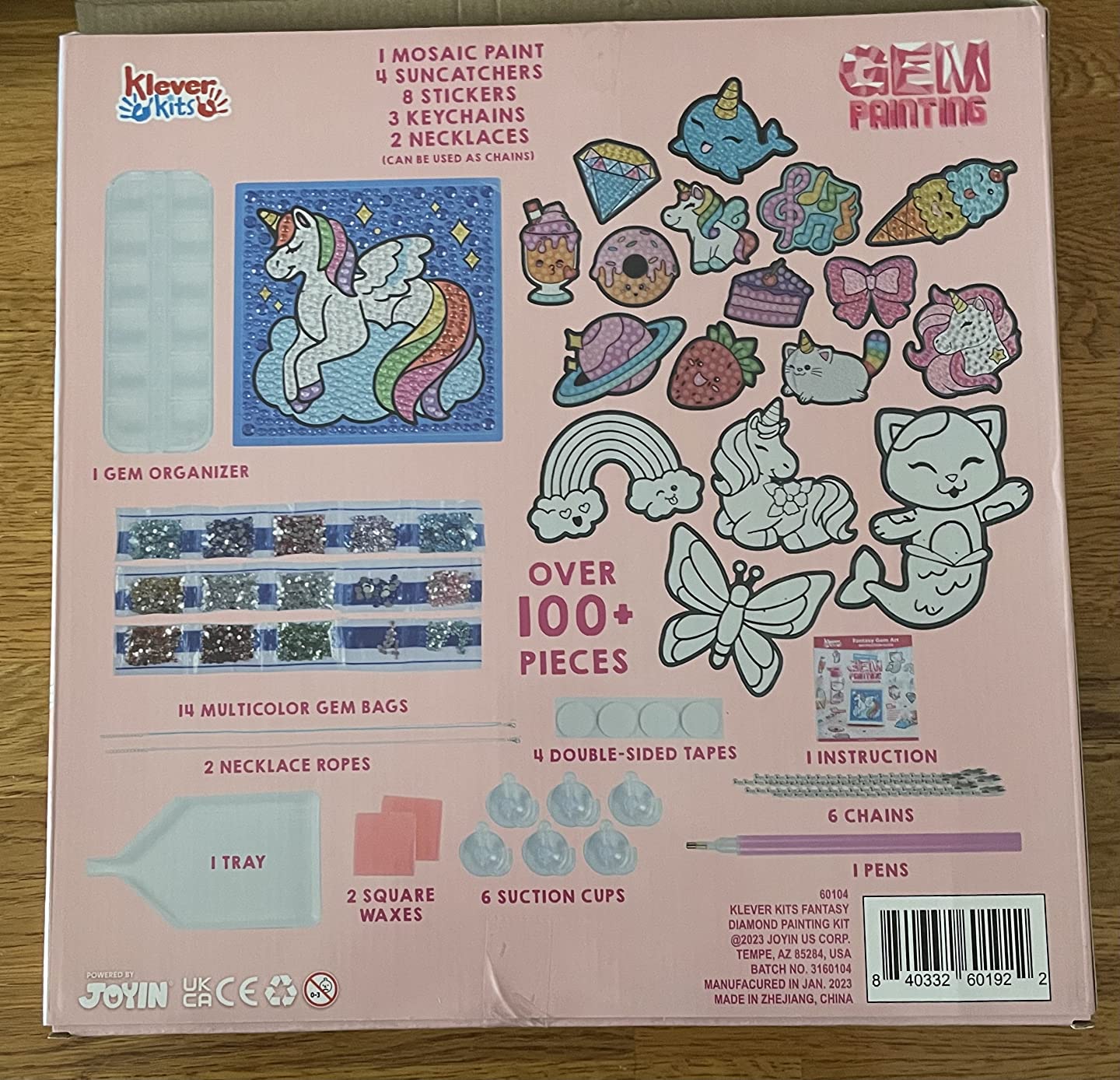 Klever Kits 16 Projects Gem Painting, Kids Diamond Art Kit for Kids with 5D Diamond, Arts and Crafts for Girls Ages 6-12, Gem Craft Activities Kits, Premium Art Gift Ideas for Girls Ages 6, 7, 8+ customer photo 2