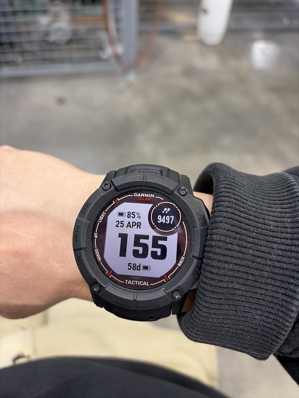 Garmin Instinct® 2X Solar, Rugged Outdoor Smartwatch, 50mm, Graphite customer photo 1