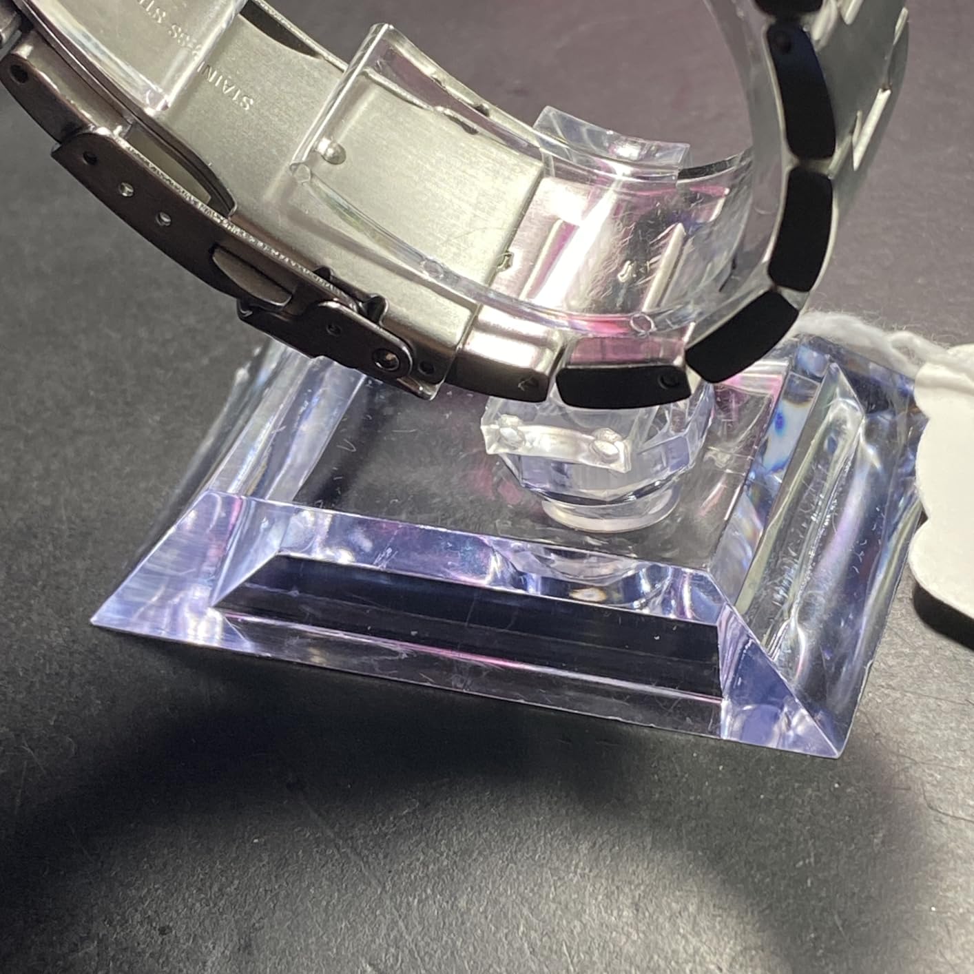 10 Pcs Watch Display Stand Holder,plastic watch display holder customer photo 1