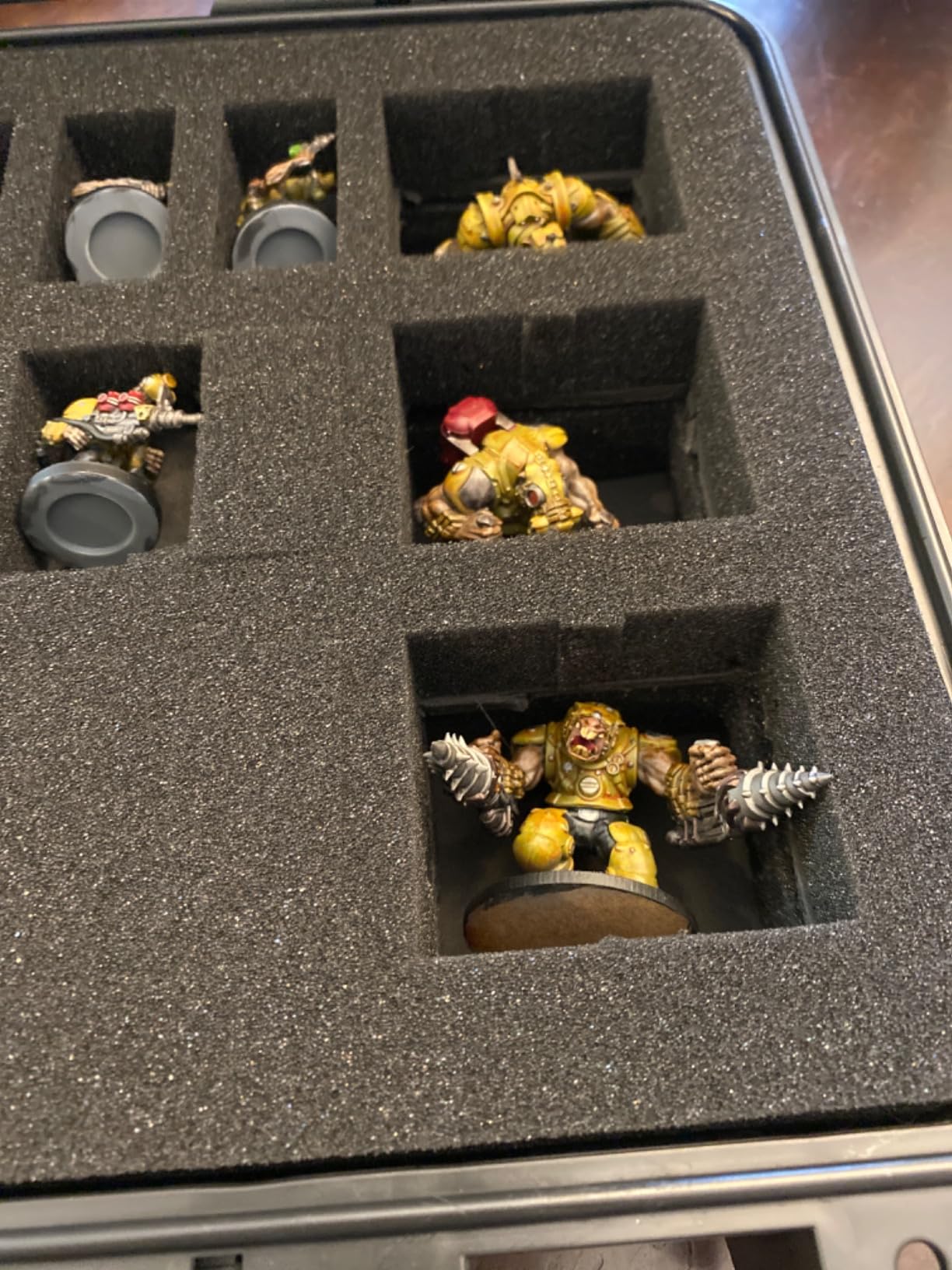 Miniature Storage Figure Hard Shell Case, 48 Slots DND Minis Carrying Case | Figurine Hard Case Compatible with D&D DND Minis and More, with 2 Customizable Foam Layer, Water-resistant customer photo 2