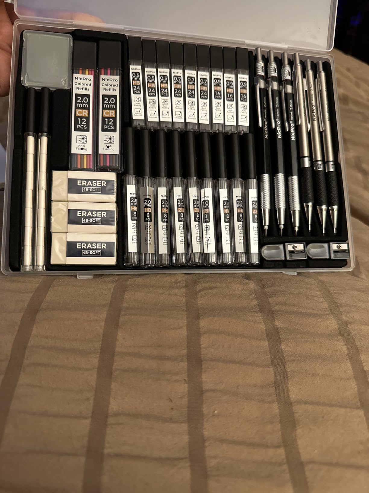 Nicpro 35PCS Art Mechanical Pencil Set, 3 PCS Metal Drafting Pencil customer photo 1