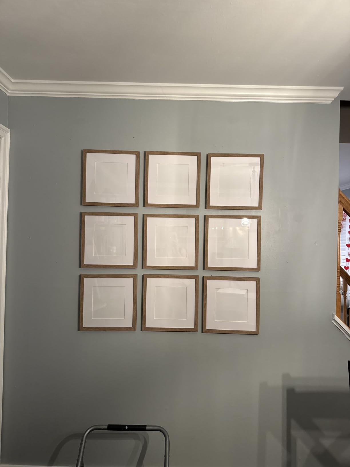 Sheffield Home 9 Piece Gallery Wall Frame Set, 12x12 Inch, Antique Bronze customer photo 1