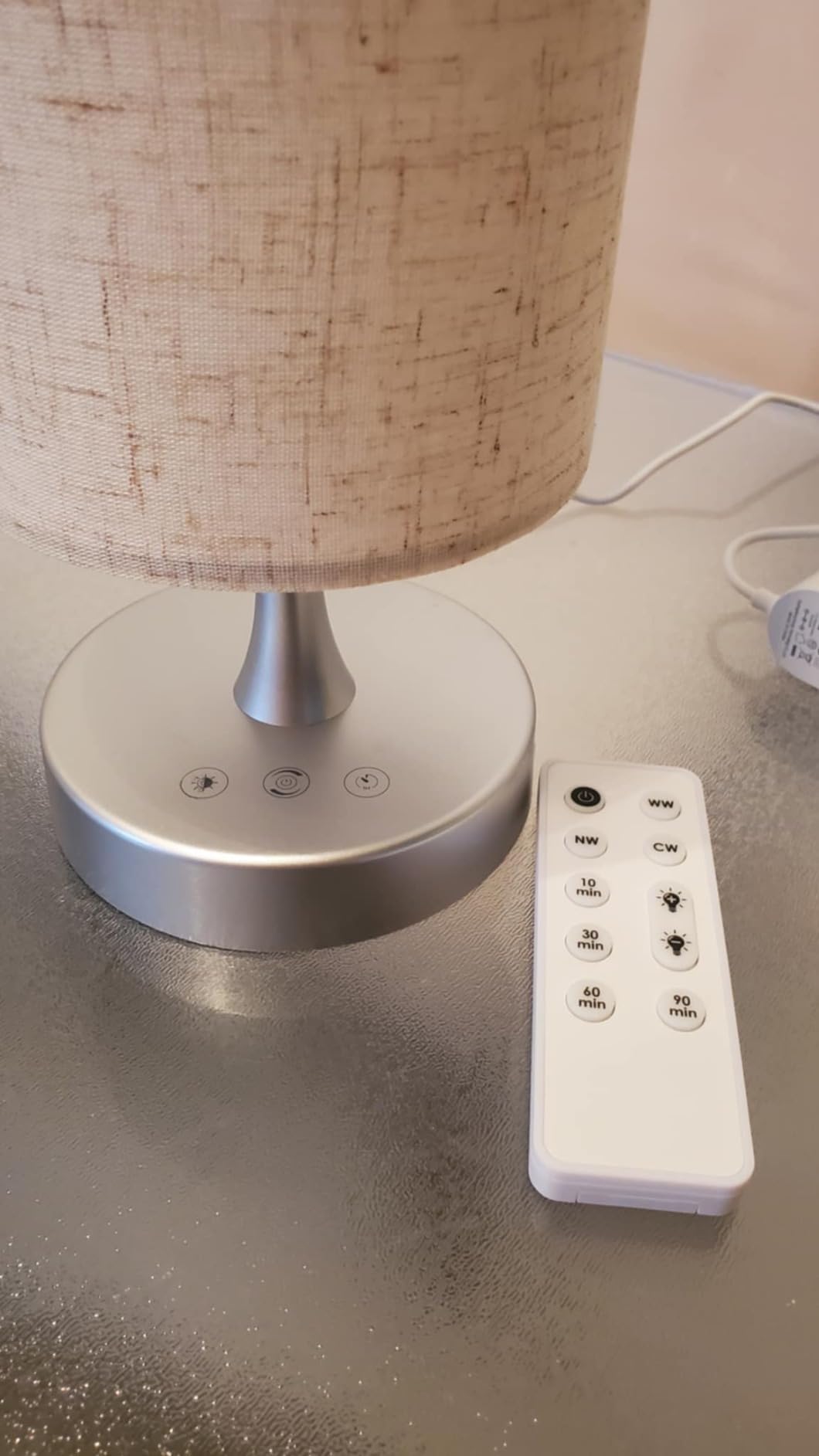 Caromolly Light Therapy Lamp, Sunlight Lamp 10000 Lux with Remote Control, 3 Color Temperature & 4 Brightness Level & Timer, Daylight Lamp for Home, Office, Decoration customer photo 1