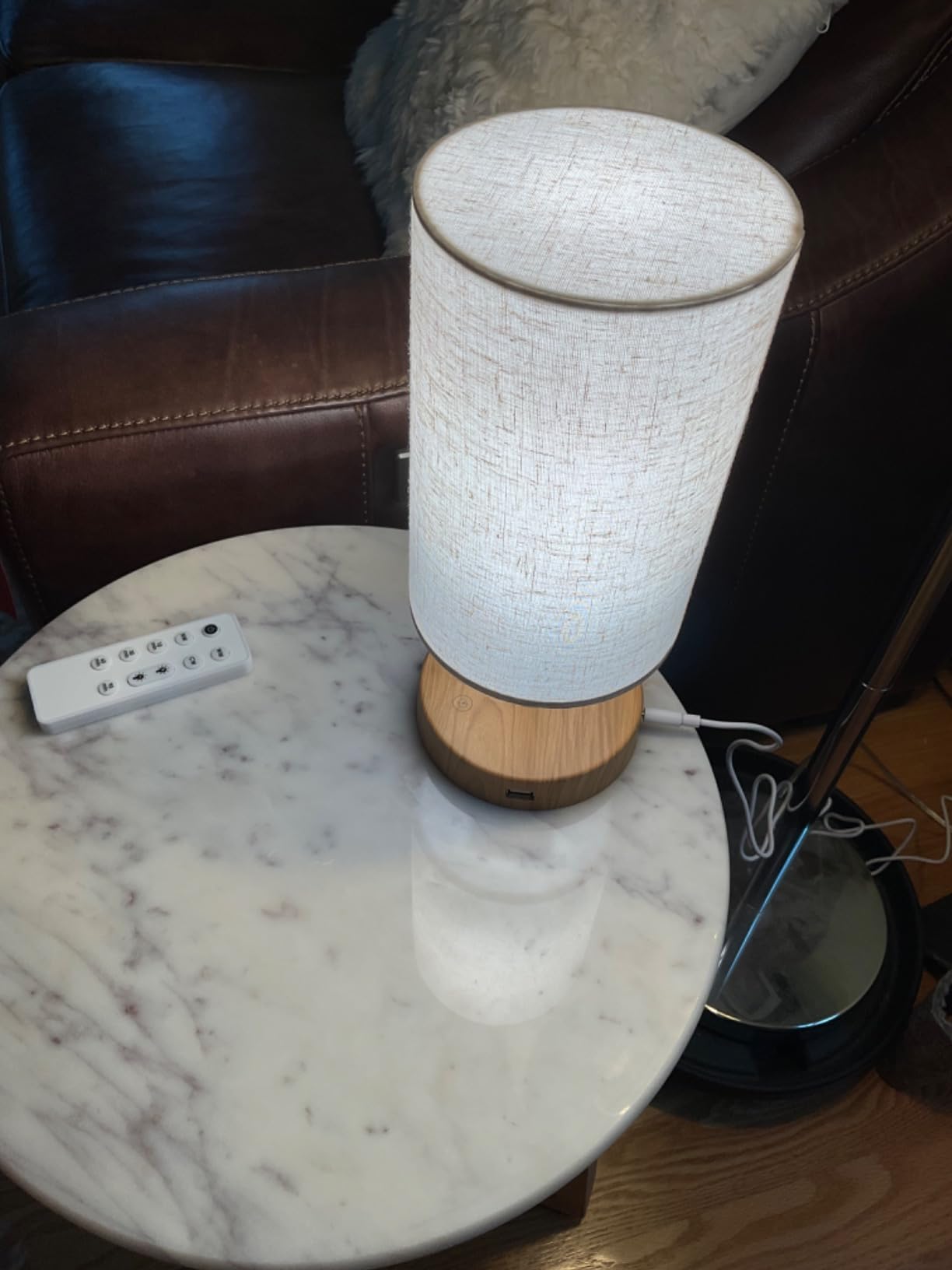 Caromolly Light Therapy Lamp, Sunlight Lamp 10000 Lux with Remote Control, 3 Color Temperature & 4 Brightness Level & Timer, Daylight Lamp for Home, Office, Decoration customer photo 2