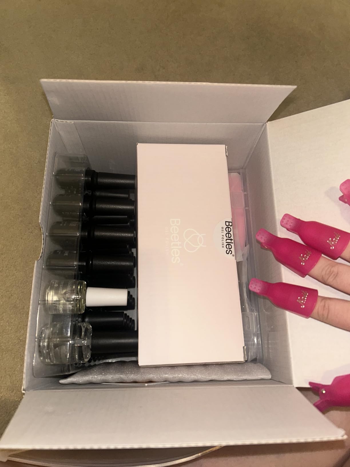 Beetles Gel Nail Polish Kit with UV Light, 68 Pcs 35 Colors Gel Nail Kit customer photo 2