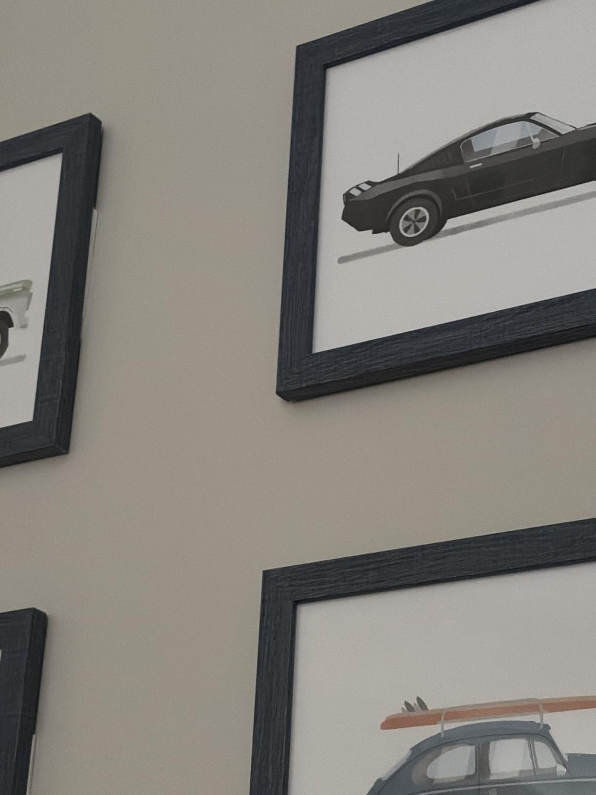 Vittanly 8x10 Picture Frames Set of 9 for Wall or Tabletop Display, Black customer photo 2