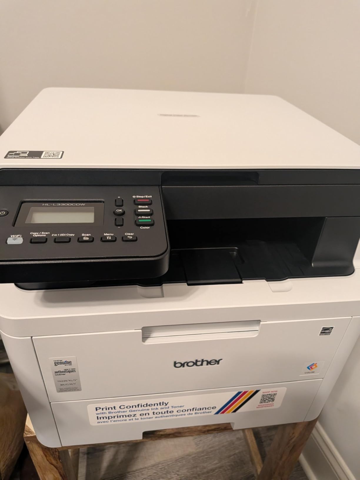 Brother HL-L3300CDW Wireless Digital Color Multi-Function Printer with Laser Quality Output, Copy & Scan, Duplex, Mobile | Includes 2 Month Refresh Subscription Trial ¹, Works with Alexa customer photo 2