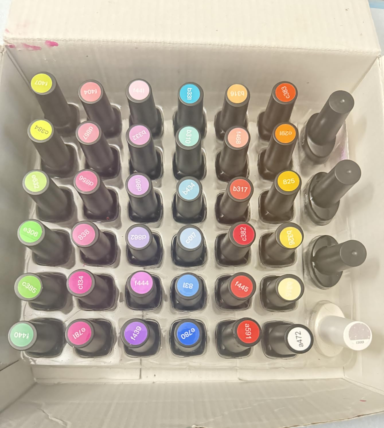 Beetles 44pcs Gel Nail Polish Set, Colorful Muse Collection, 36 Fall Colors customer photo 1