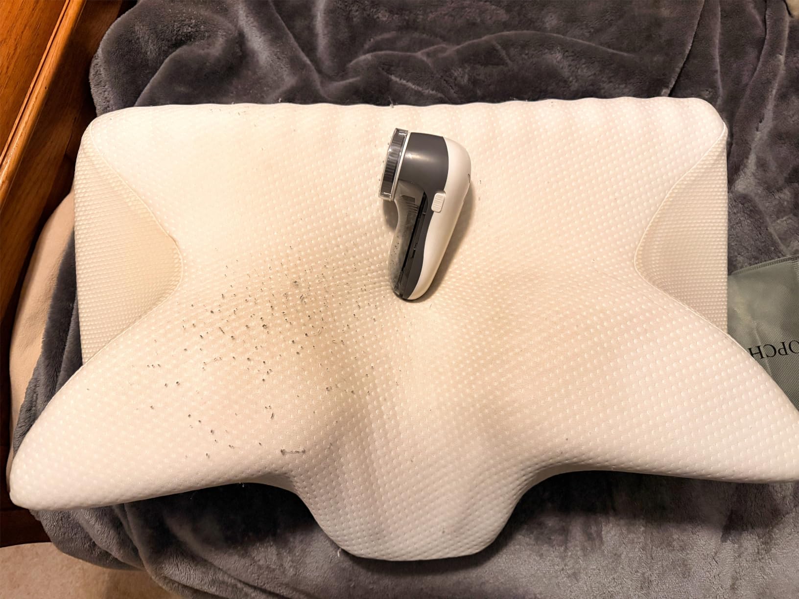 POPCHOSE Fabric Shaver, Lint Shaver with 6-Leaf Blade, Rechargeable customer photo 1