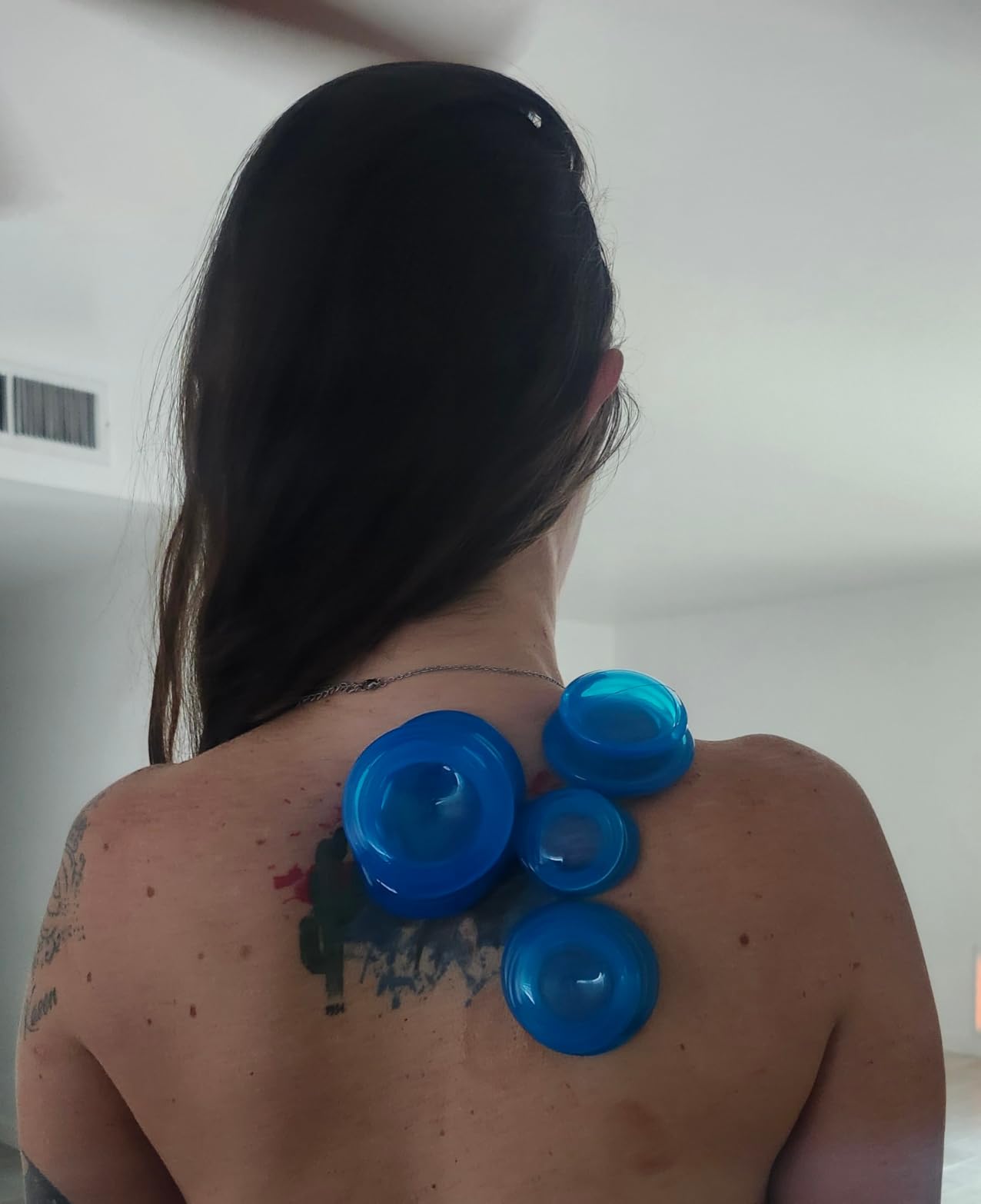 TrelaCo 6 Pcs Silicone Cupping Kit for Massage Therapy,Clear customer photo 1