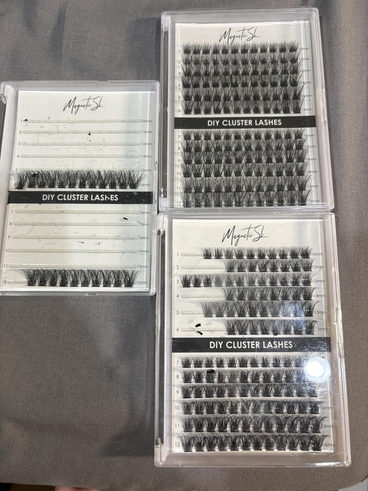 Lash Clusters DIY Lash Extensions Kit 320pcs Individual Lashes Clusters 30D 40D Eyelash Extension Kit with Applicator and Lash Bond&Seal,Clusters Lash Glue Remover Mix 10-16mm (30D+40D-320 KIT) customer photo 2