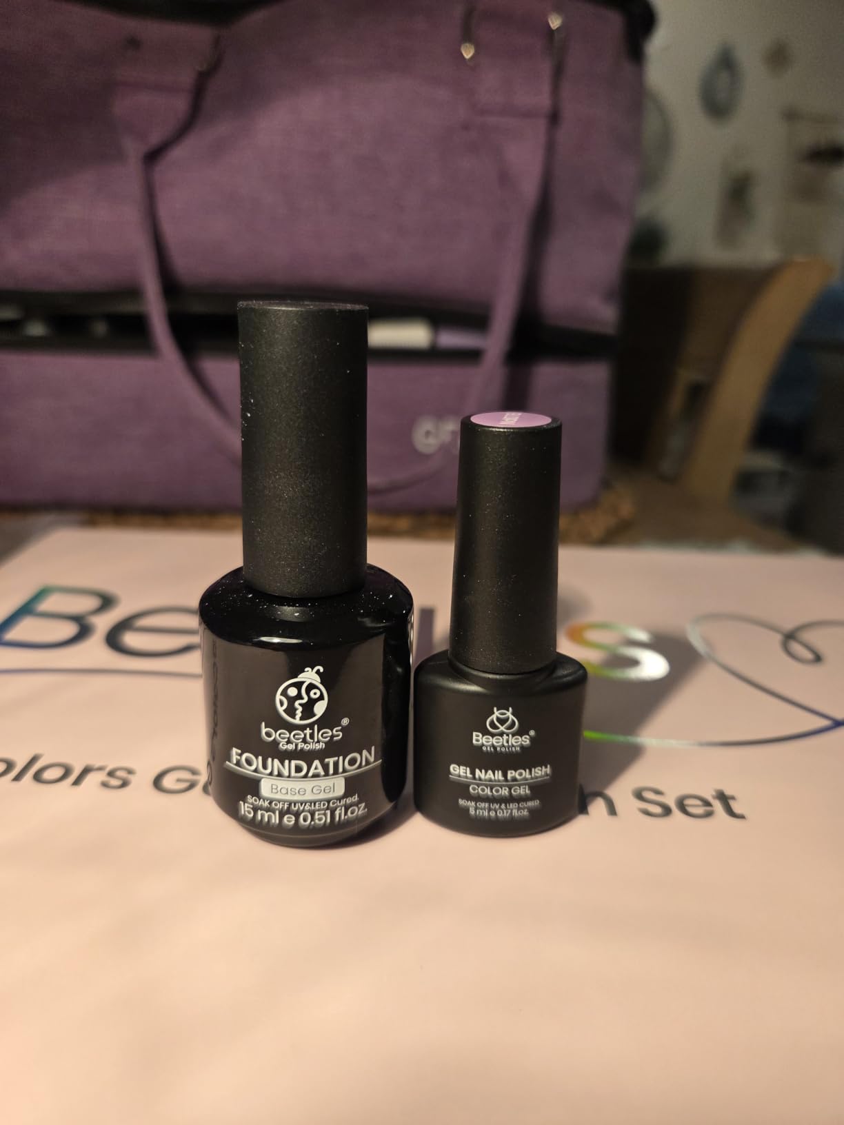 Beetles Gel Nail Polish Kit with U V Light, 20 Colors, 31 PCS Starter Set customer photo 2